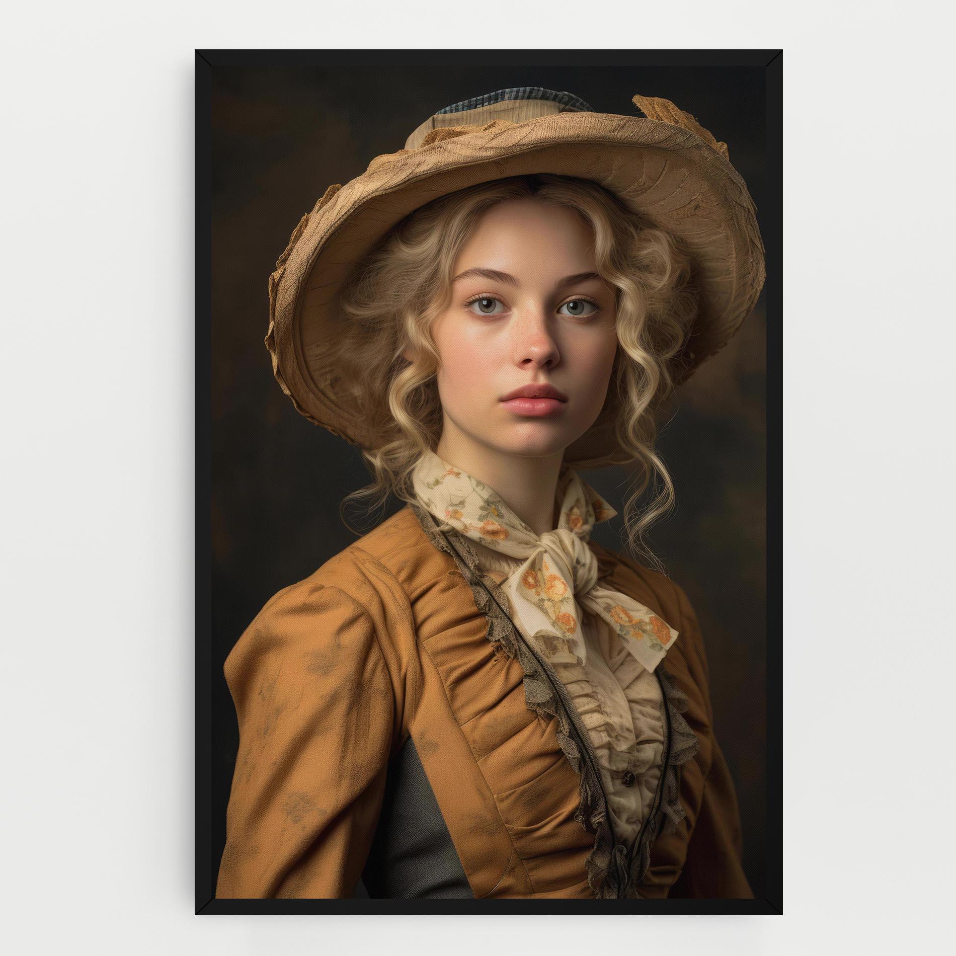 Tablou Canvas Pretty Vintage Blonde mockup 0