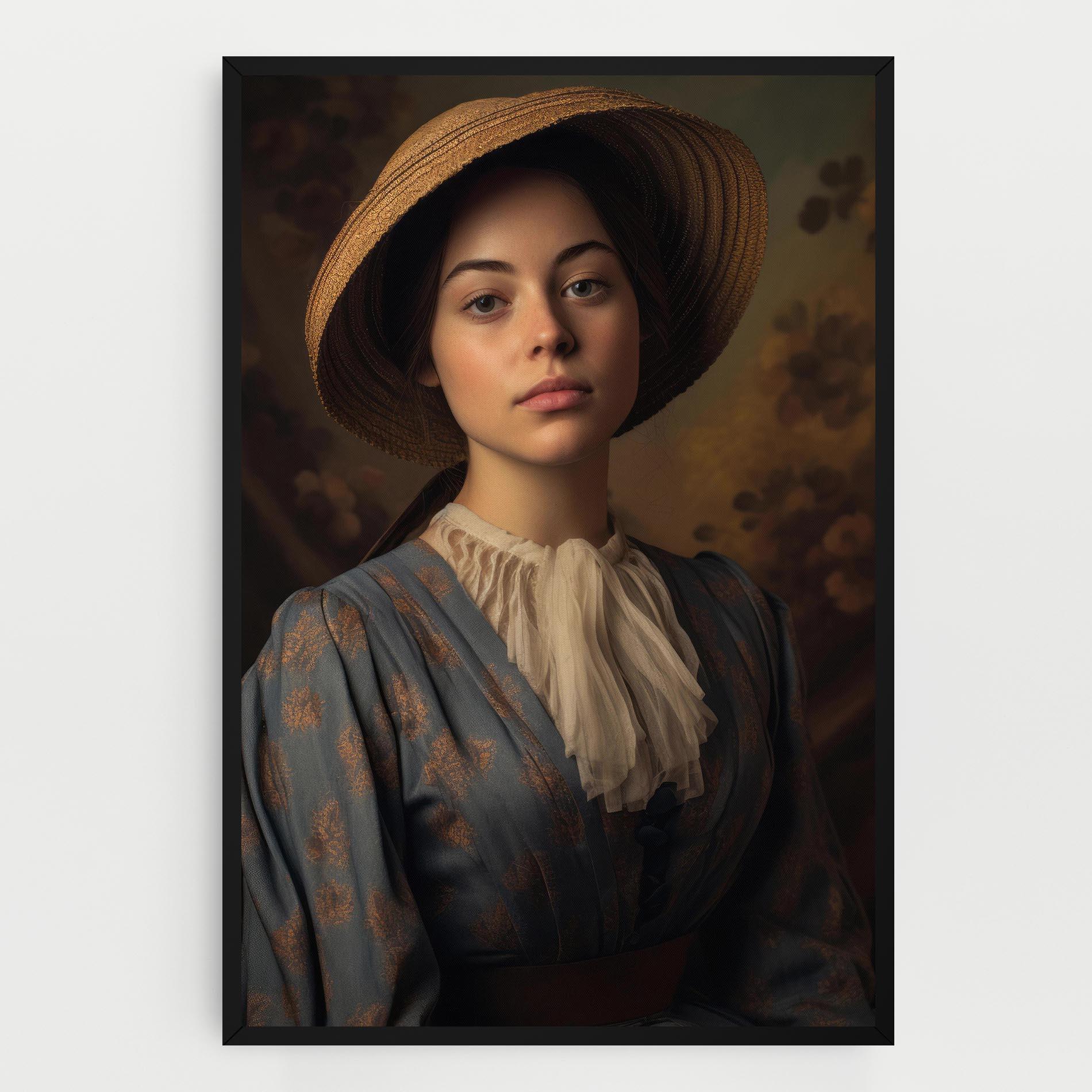 Tablou Canvas Vintage Blue Dress mockup 0