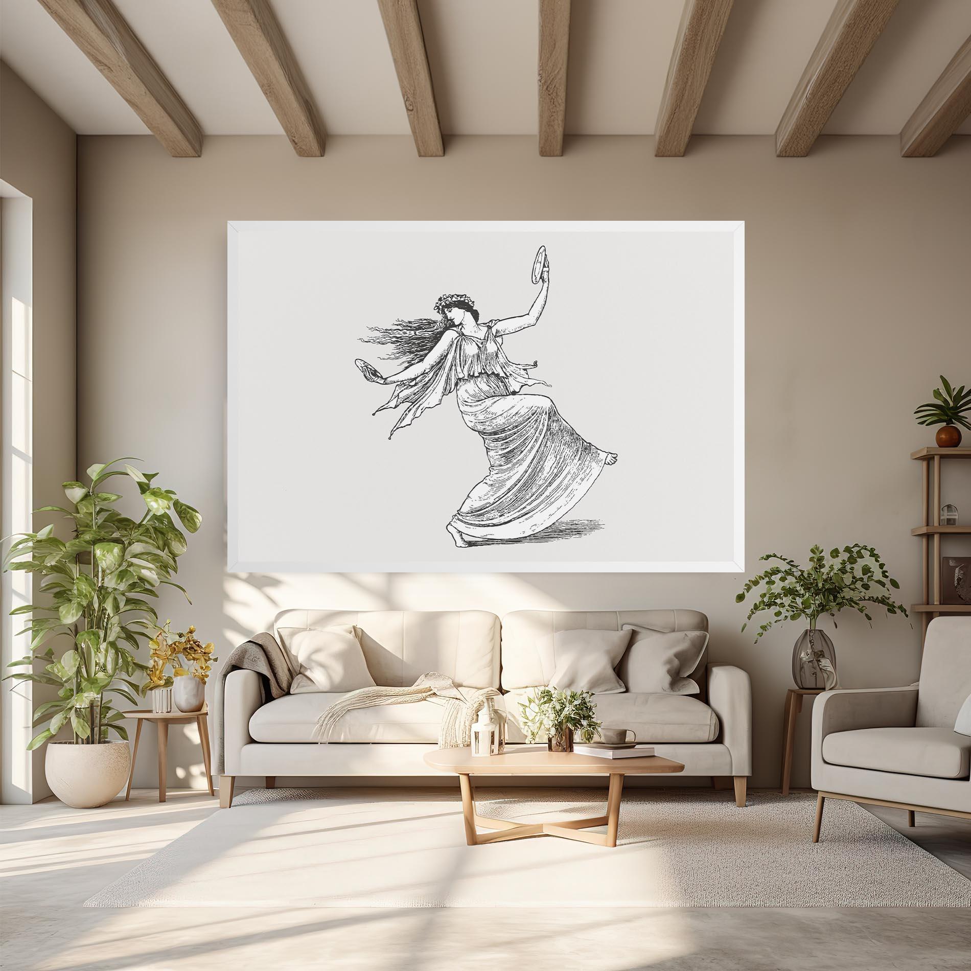 Tablou Canvas Vintage Dance mockup 6