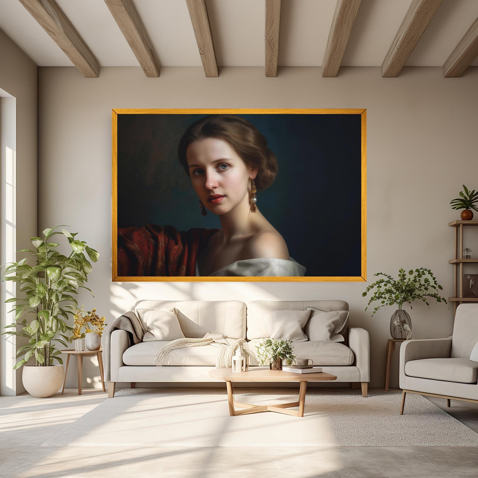 Tablou Canvas Classical Painting mockup 6
