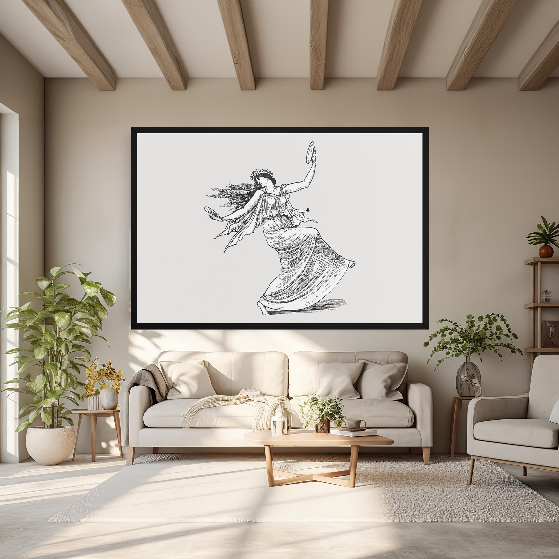 Tablou Canvas Vintage Dance mockup 6