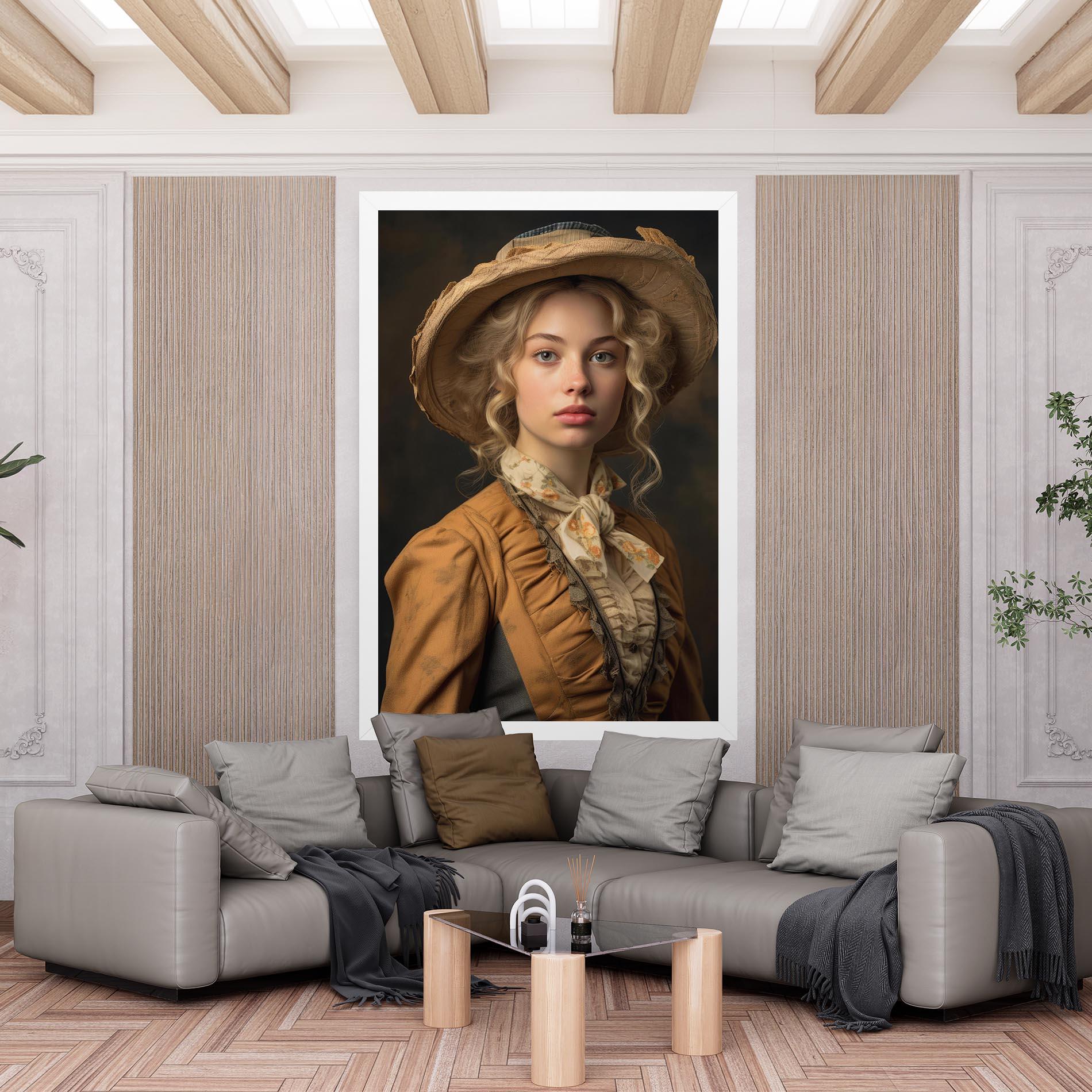 Tablou Canvas Pretty Vintage Blonde mockup 6