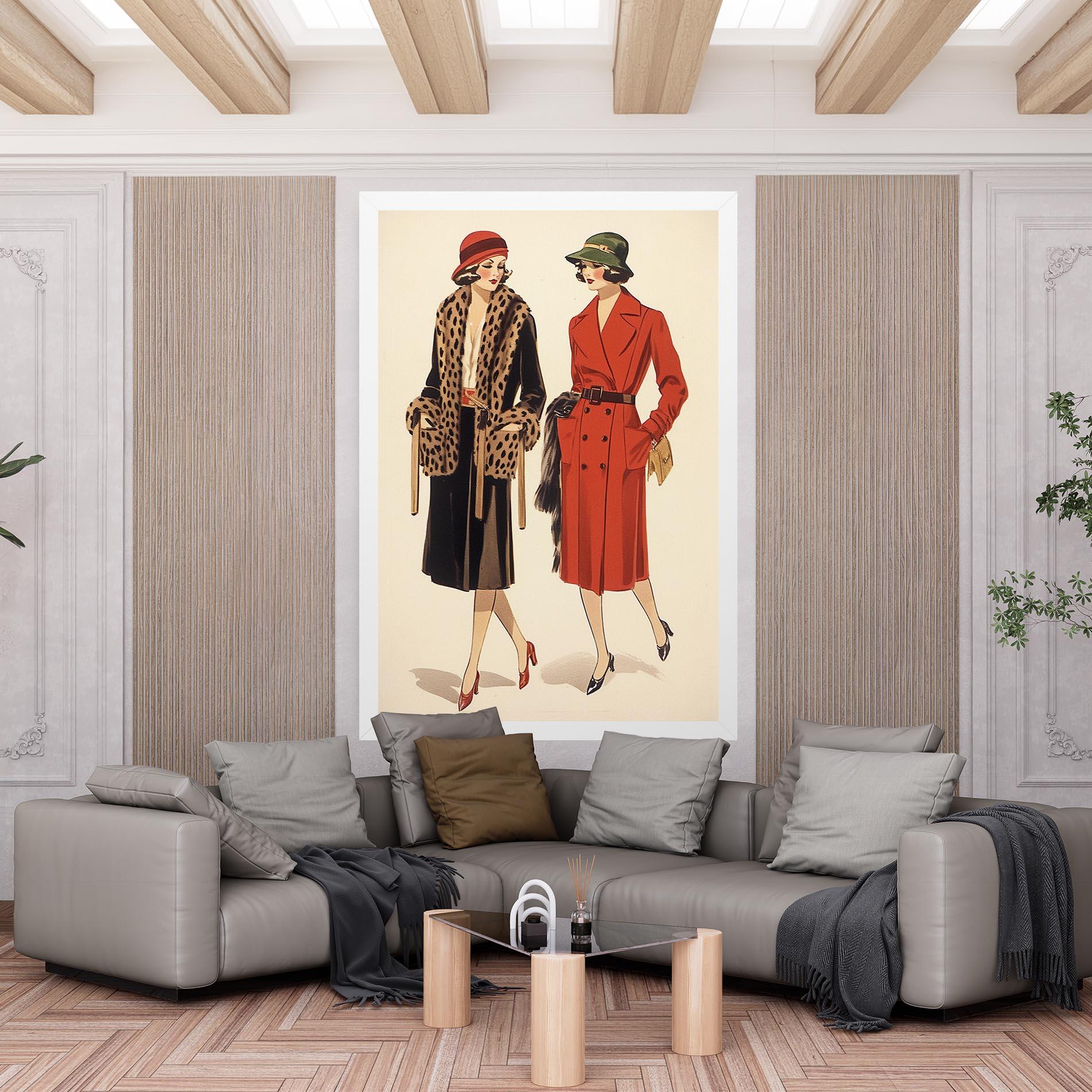 Tablou Canvas Vintage Side By Side mockup 6