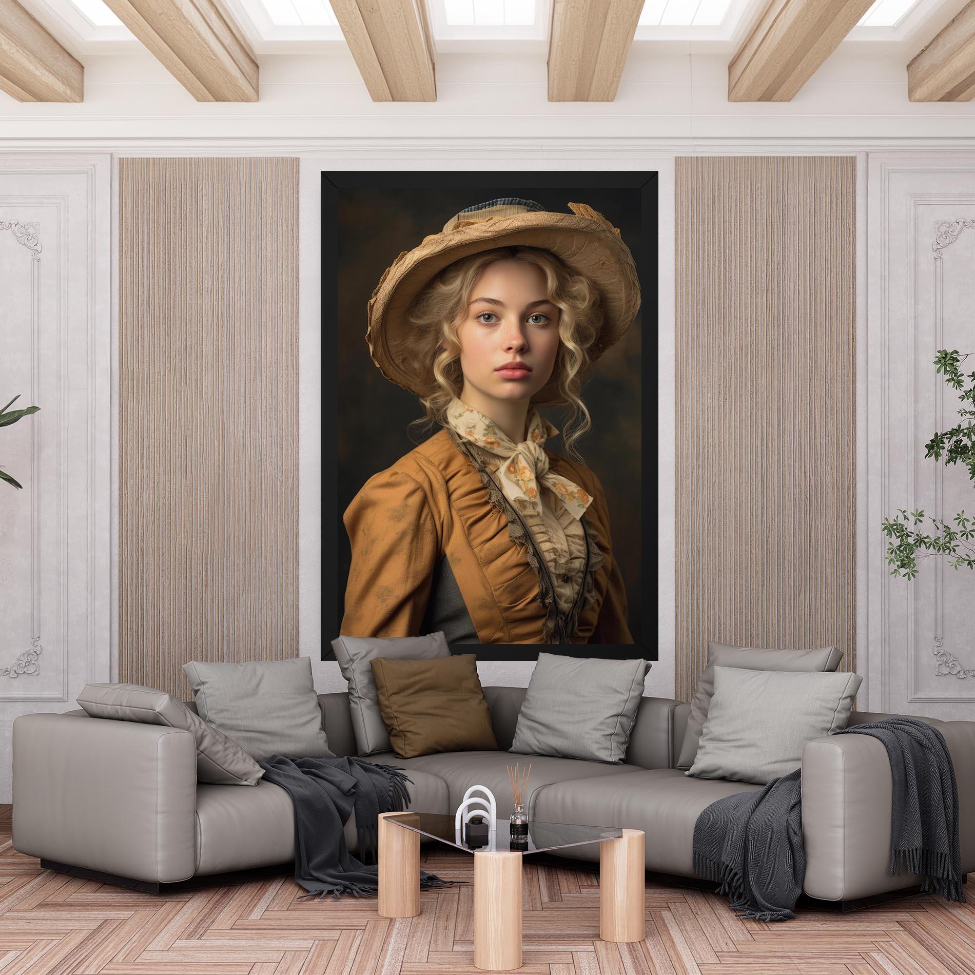 Tablou Canvas Pretty Vintage Blonde mockup 6