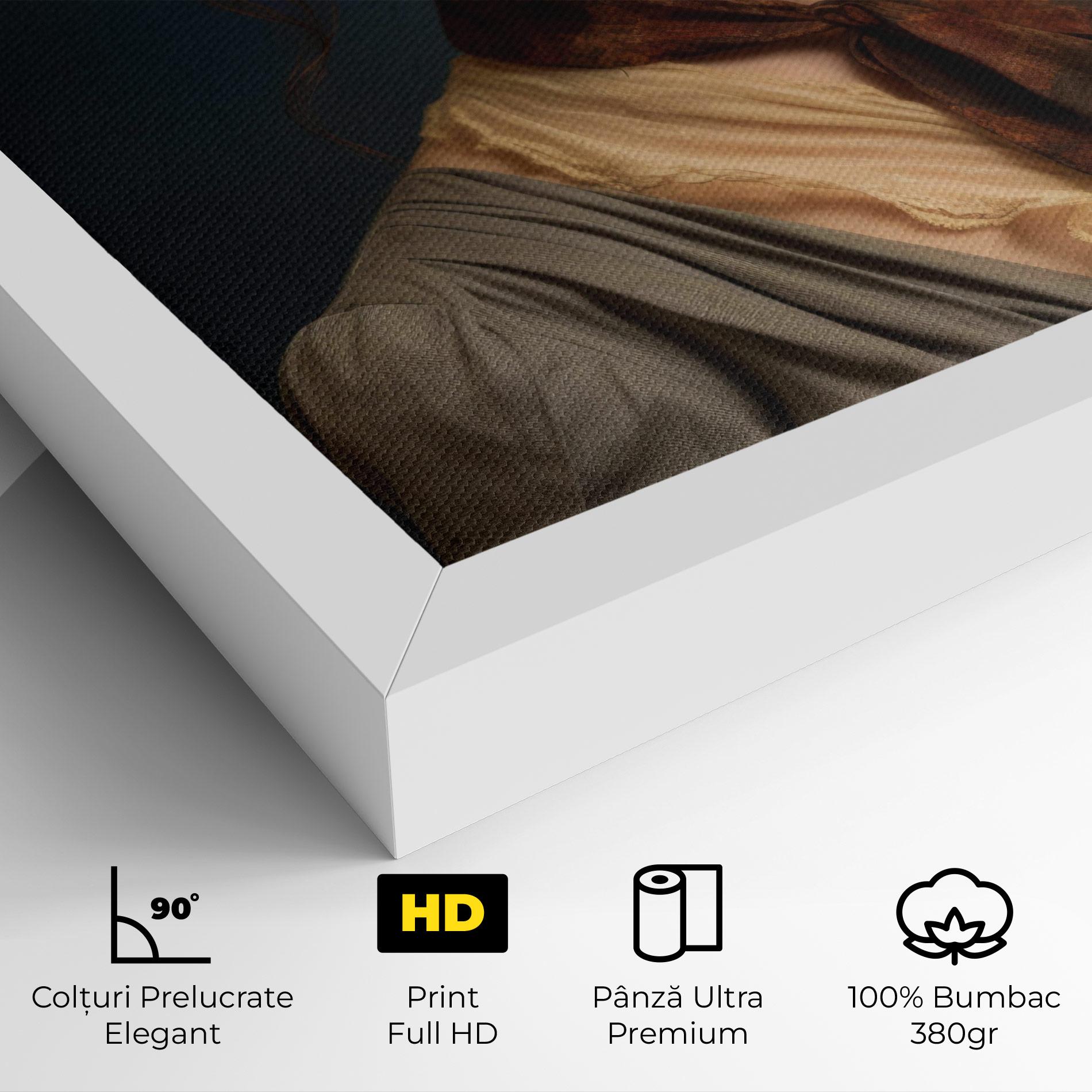 Tablou Canvas Brown Vintage Hat mockup 4