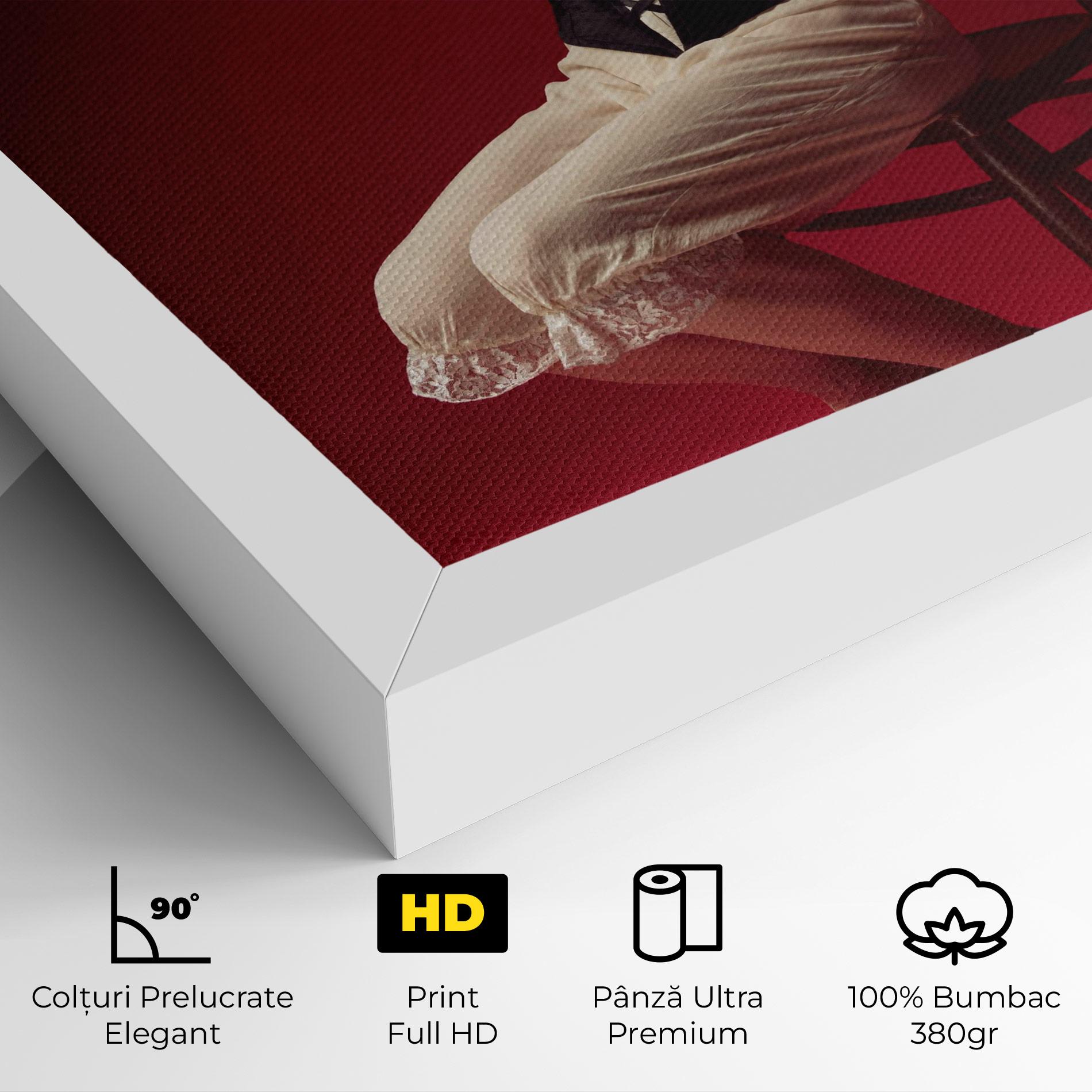 Tablou Canvas Medieval Redhead Woman mockup 4