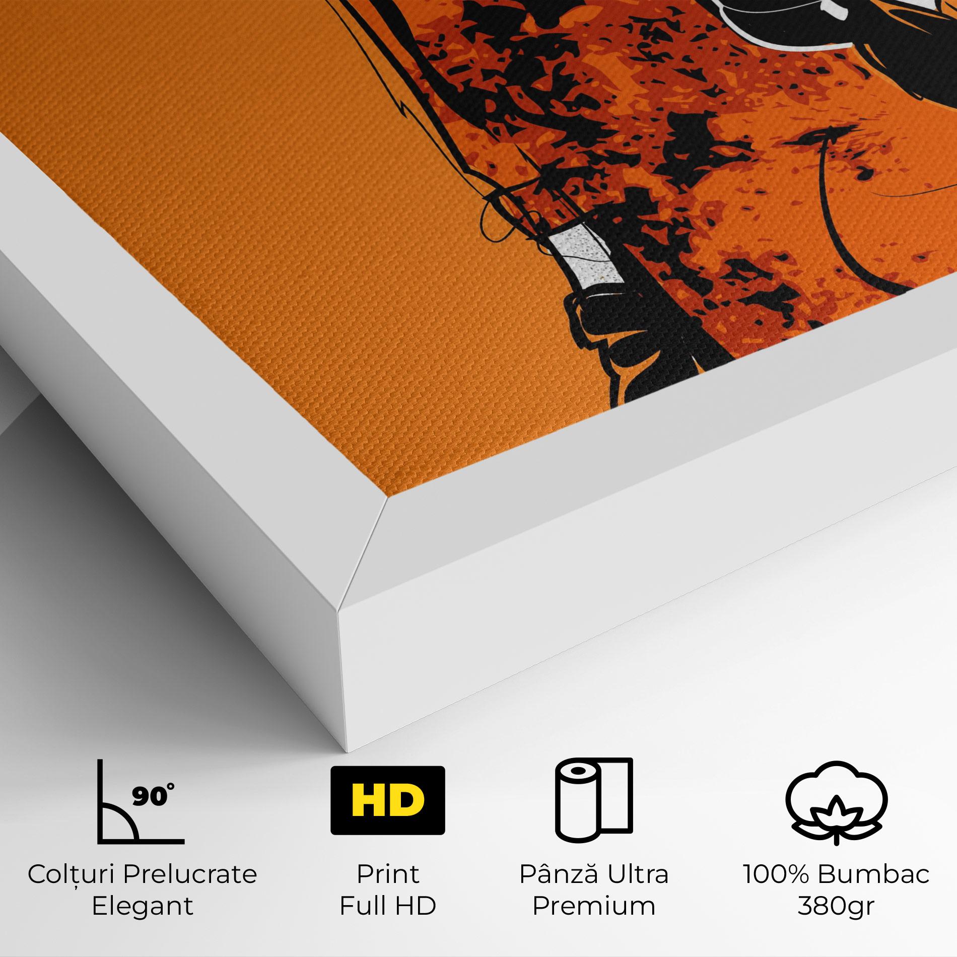 Tablou Canvas Old Orange Dress mockup 4