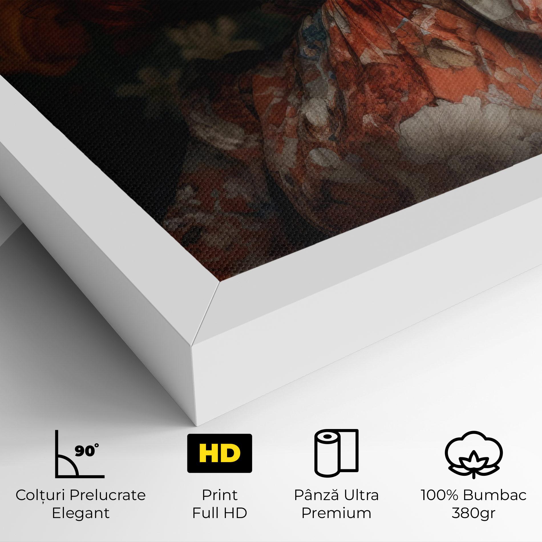 Tablou Canvas Red Vintage Hair mockup 4