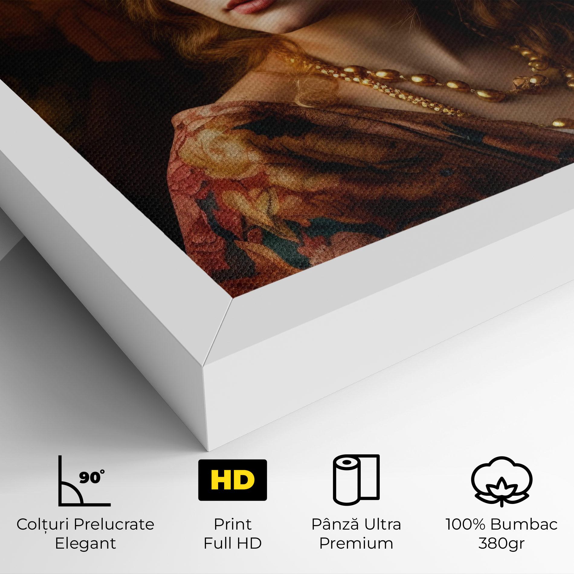 Tablou Canvas Renaissance Woman mockup 4
