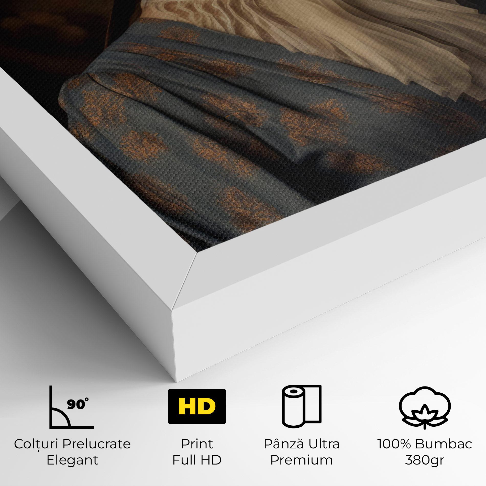 Tablou Canvas Vintage Blue Dress mockup 4