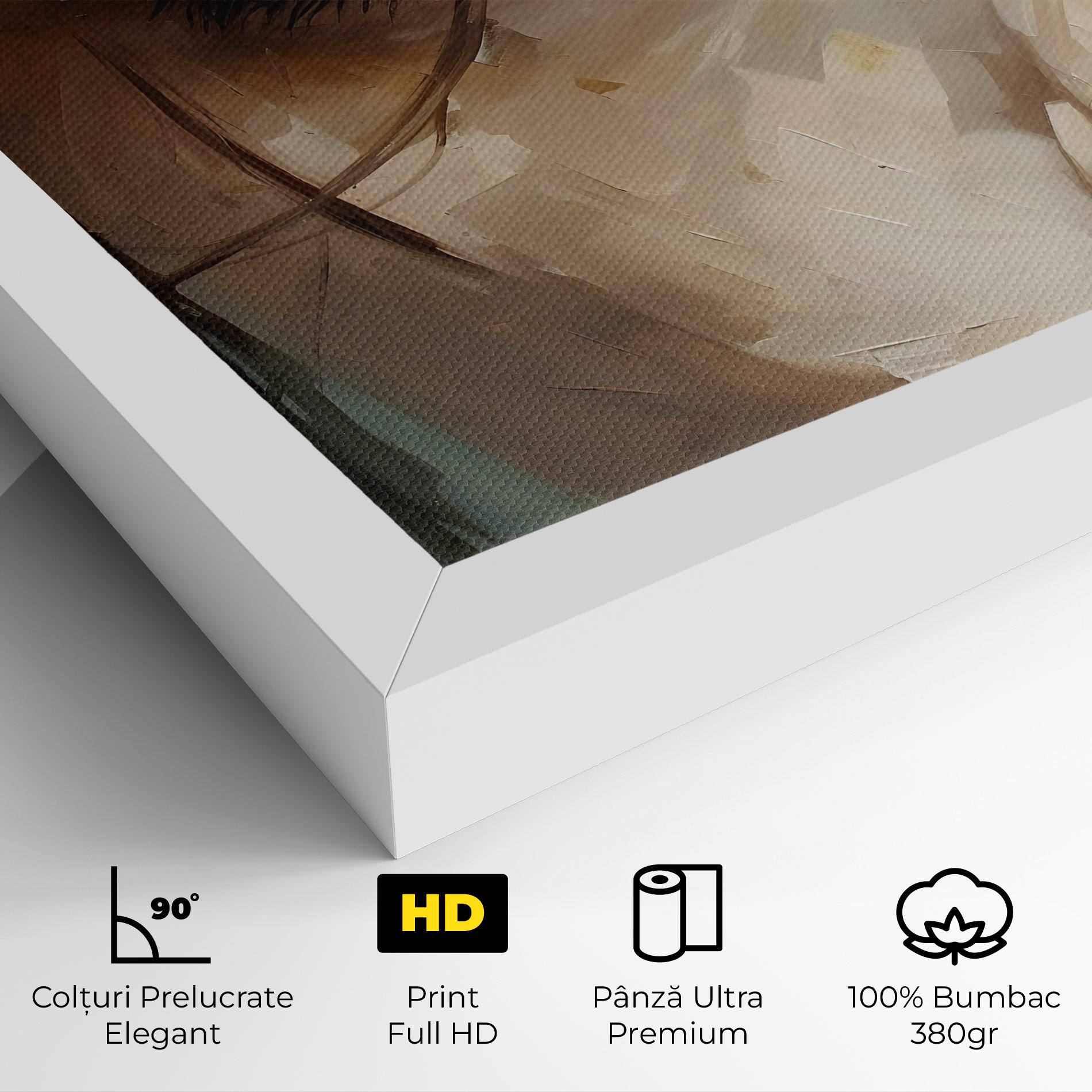 Tablou Canvas Vintage Blue Eyes Art mockup 4