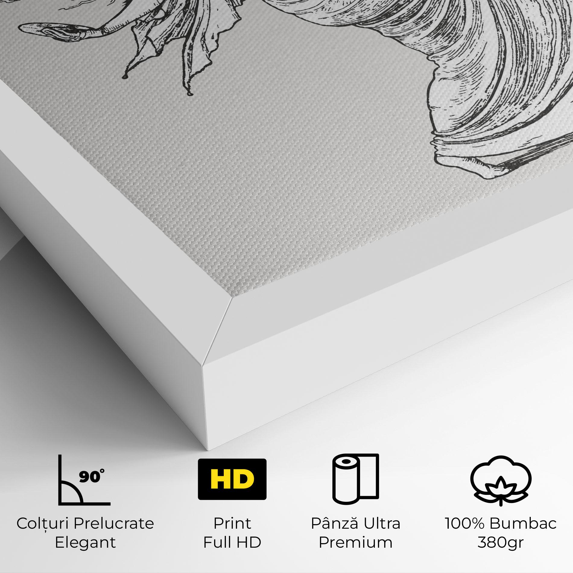 Tablou Canvas Vintage Dance mockup 4