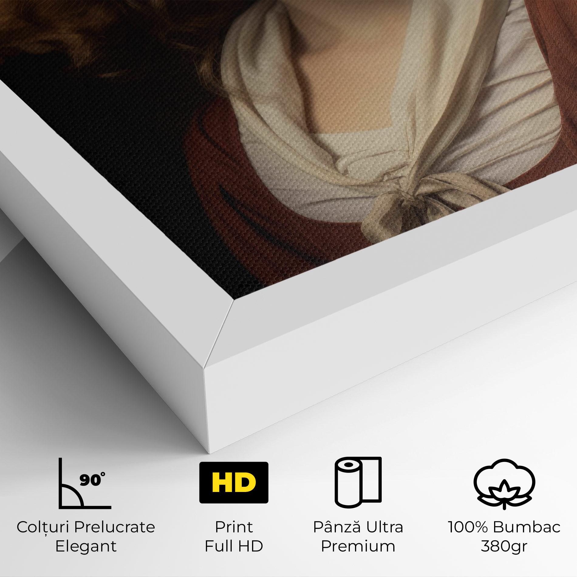 Tablou Canvas Young Vintage Woman mockup 4