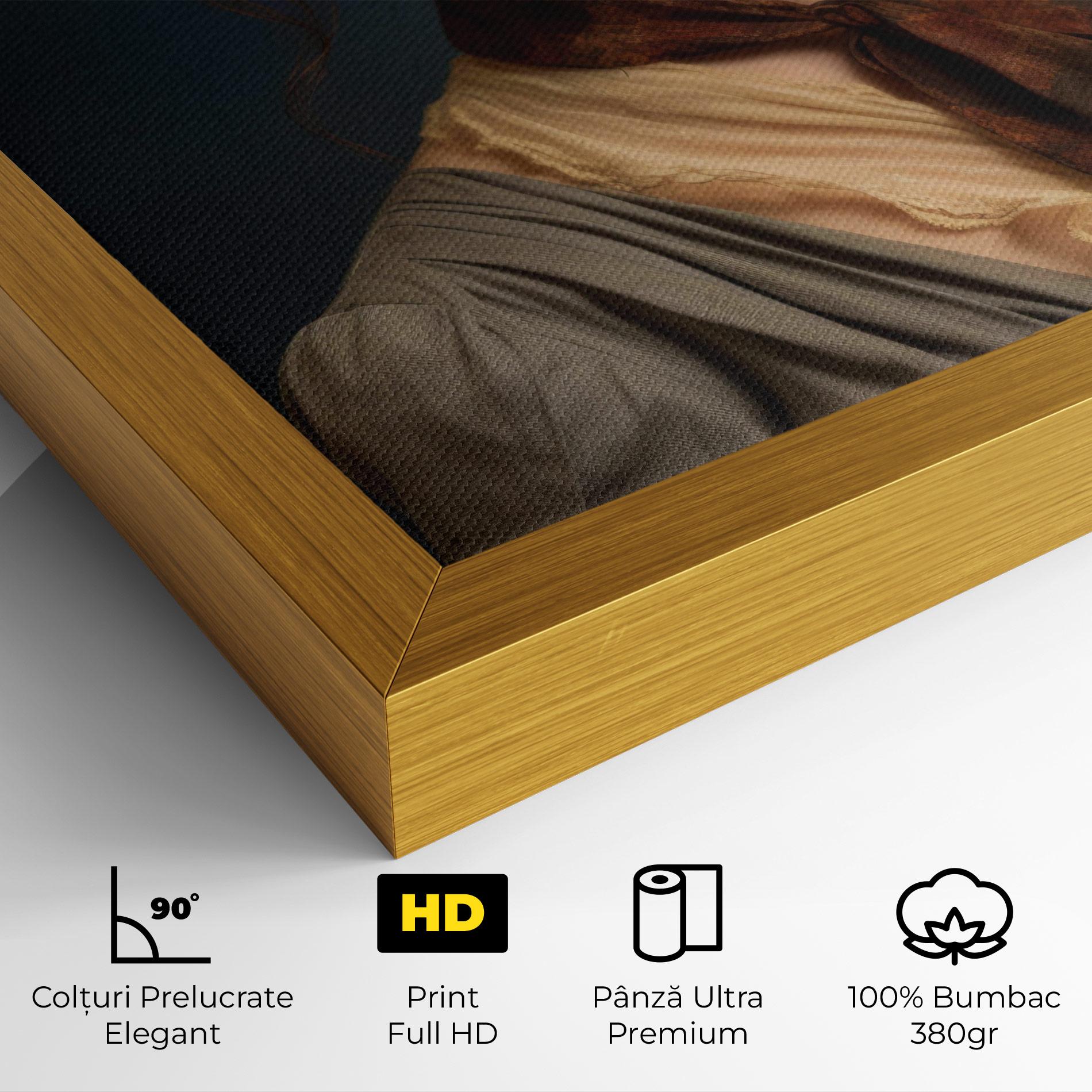 Tablou Canvas Brown Vintage Hat mockup 4