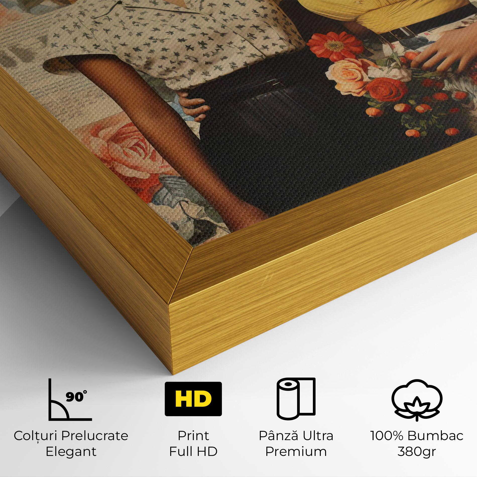 Tablou Canvas Friendship Vintage Power mockup 4