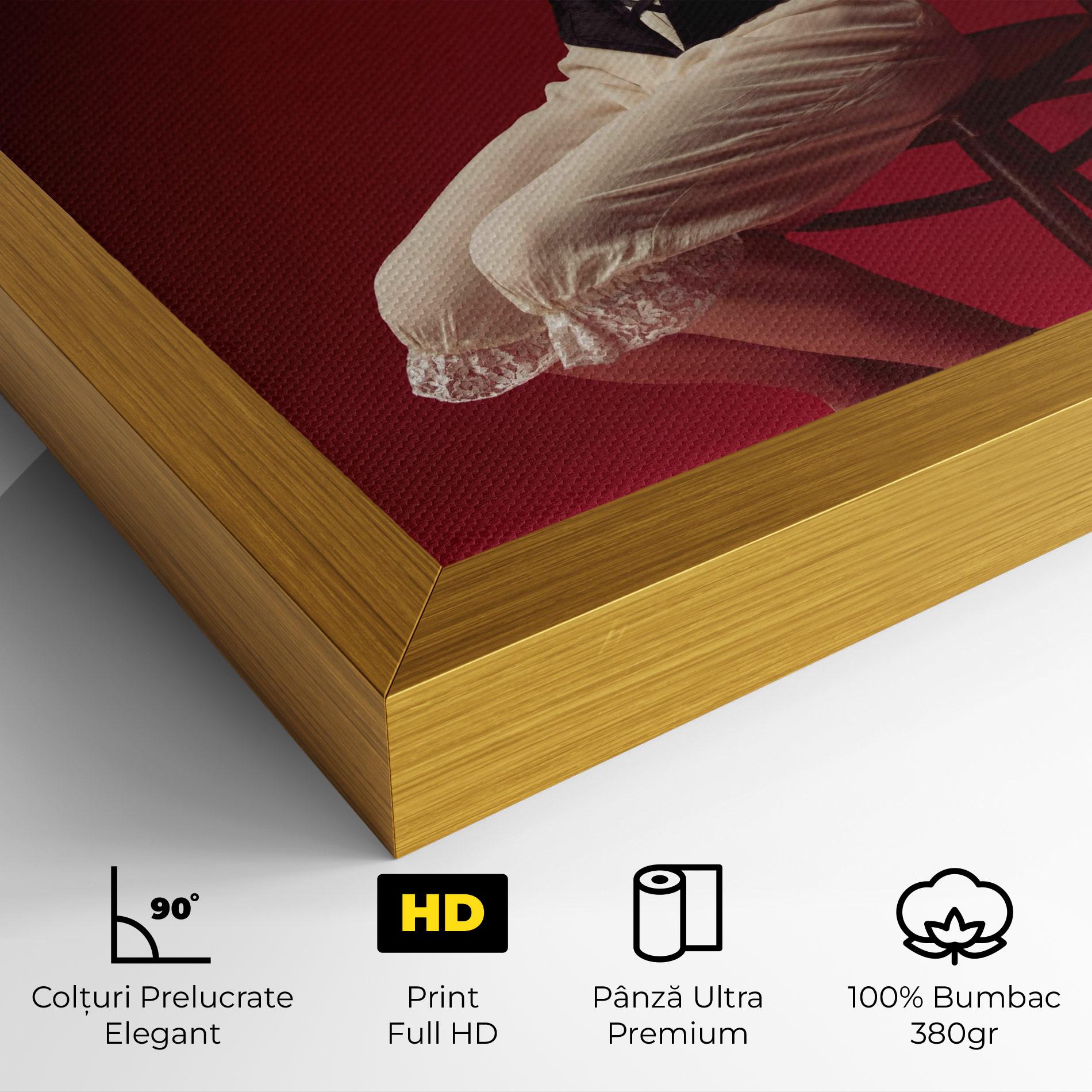 Tablou Canvas Medieval Redhead Woman mockup 4