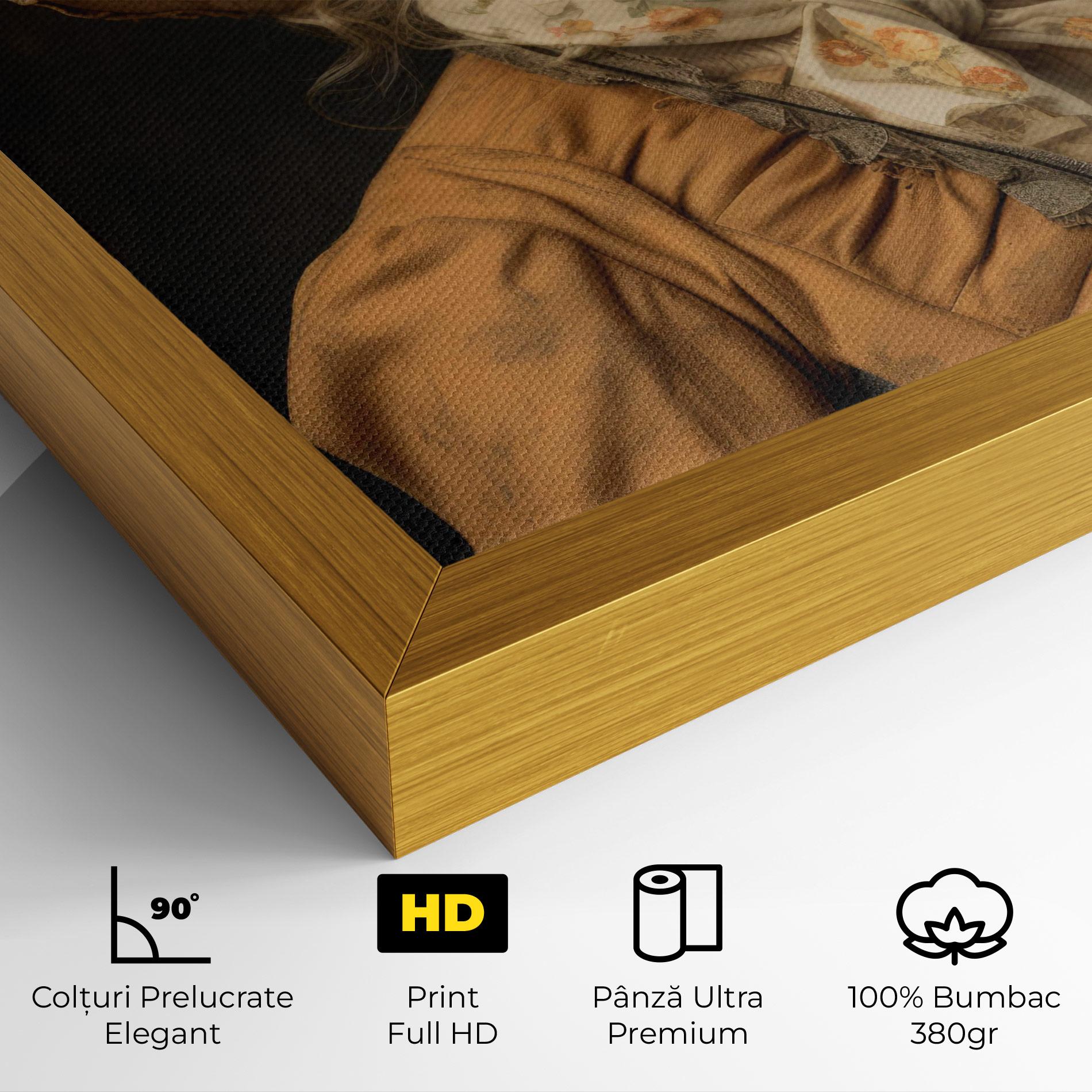 Tablou Canvas Pretty Vintage Blonde mockup 4