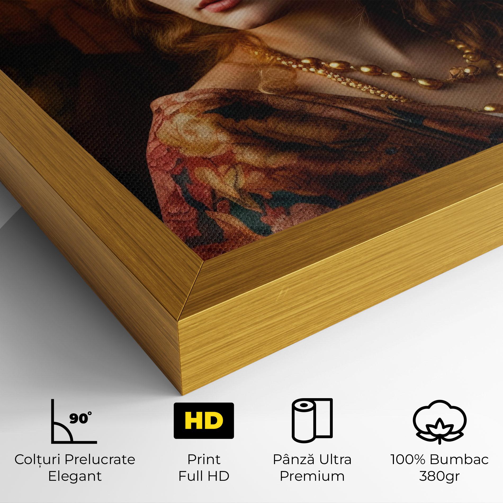 Tablou Canvas Renaissance Woman mockup 4