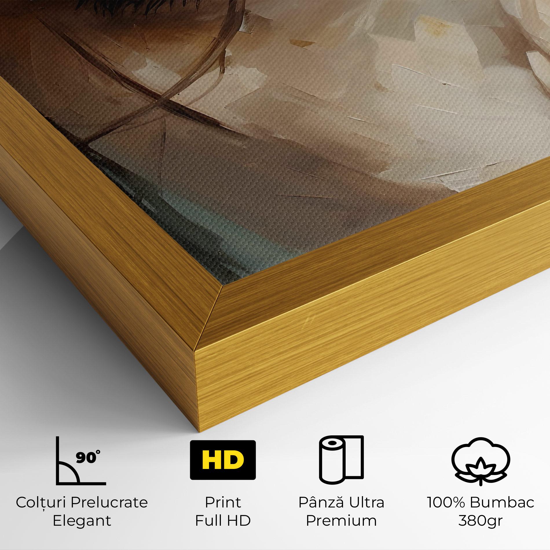 Tablou Canvas Vintage Blue Eyes Art mockup 4