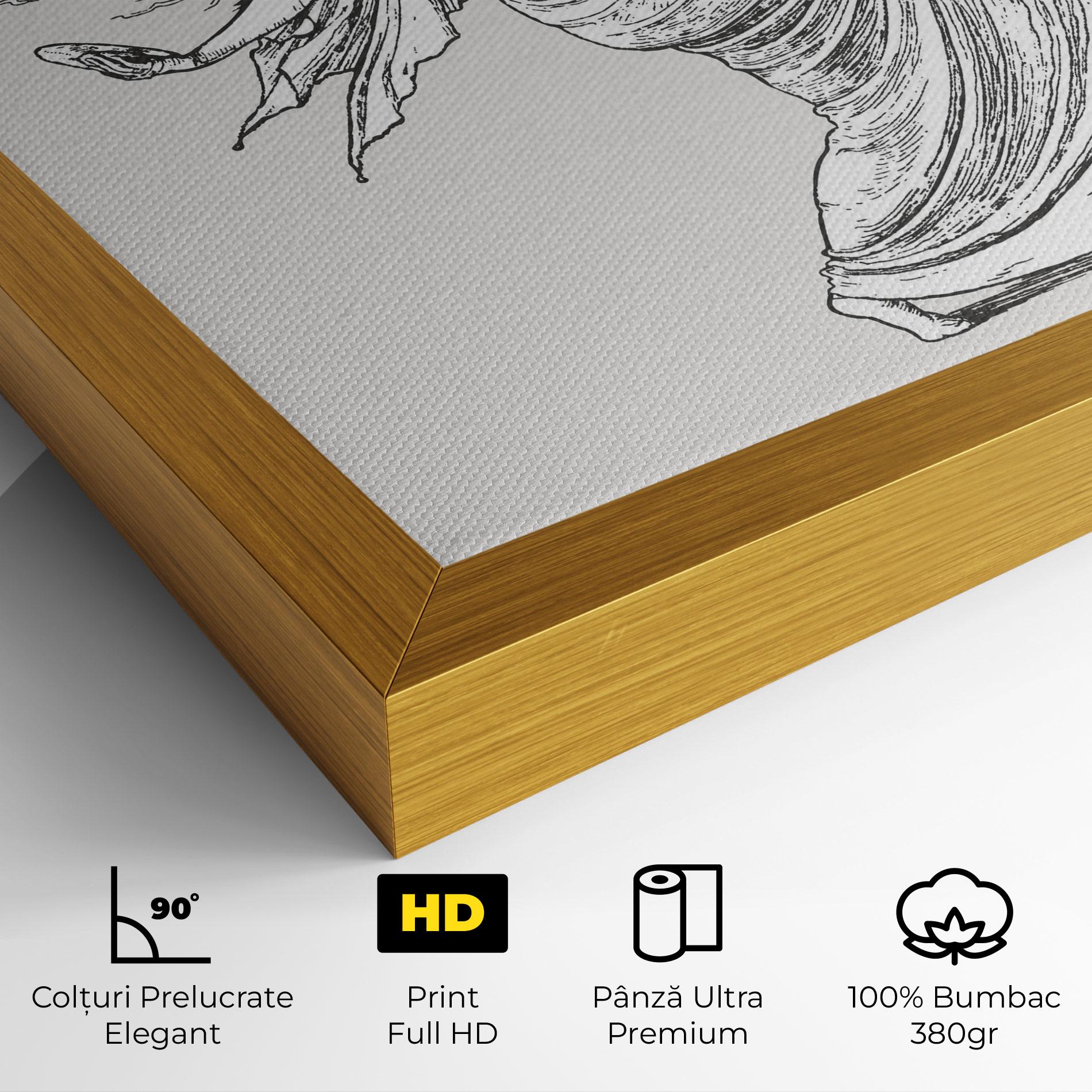 Tablou Canvas Vintage Dance mockup 4