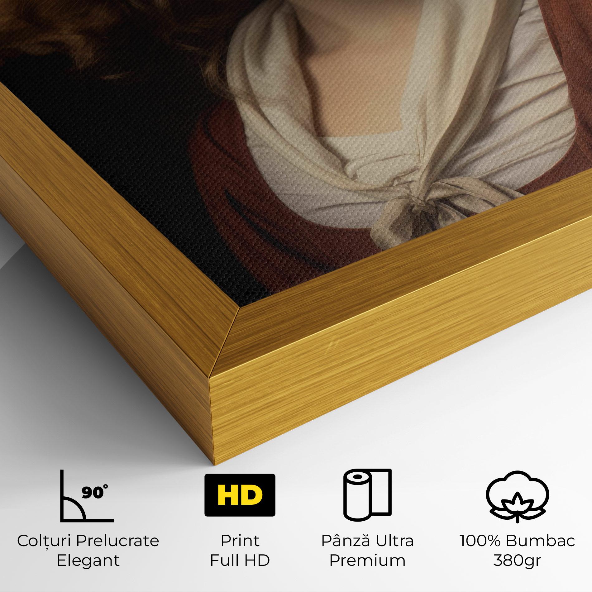 Tablou Canvas Young Vintage Woman mockup 4