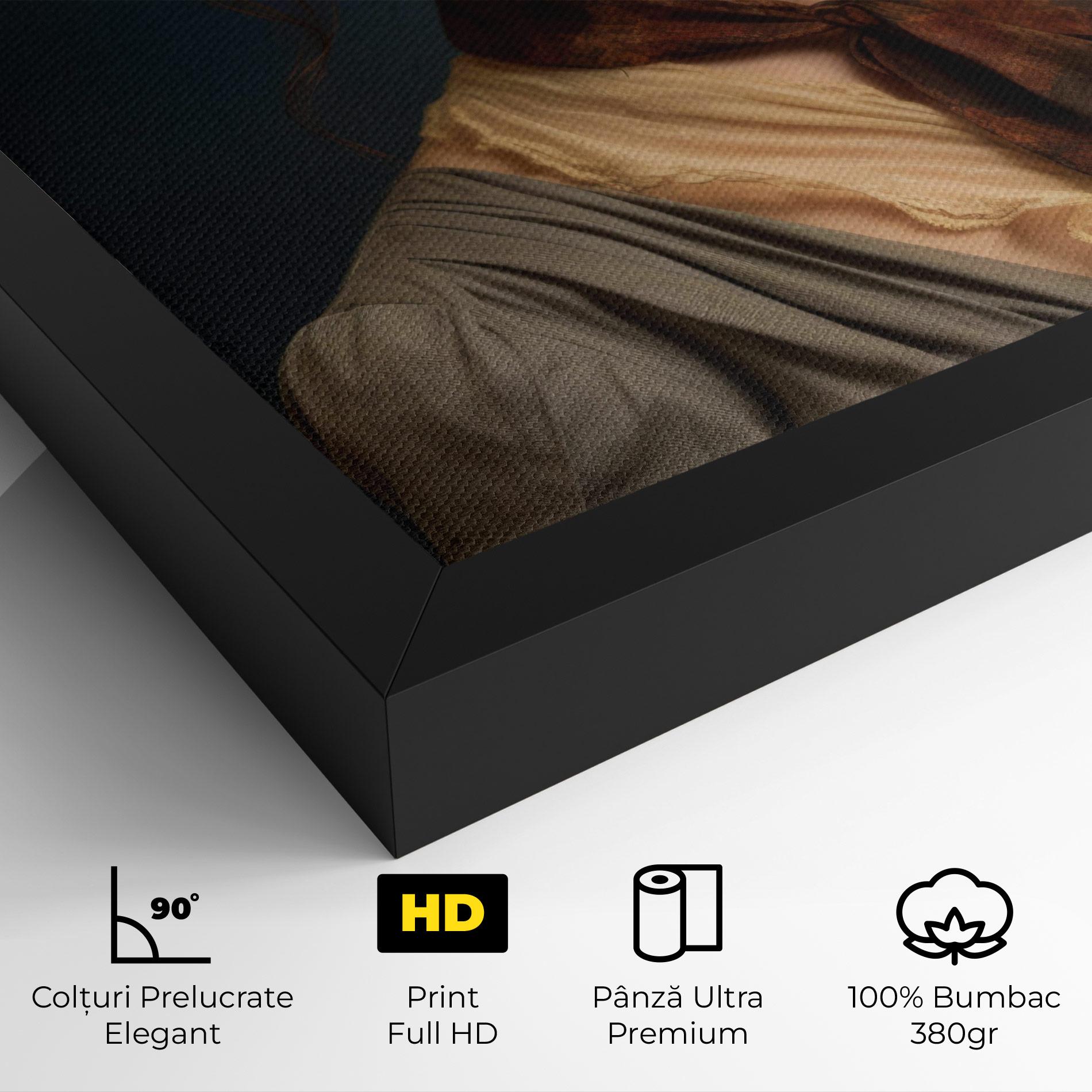 Tablou Canvas Brown Vintage Hat mockup 4