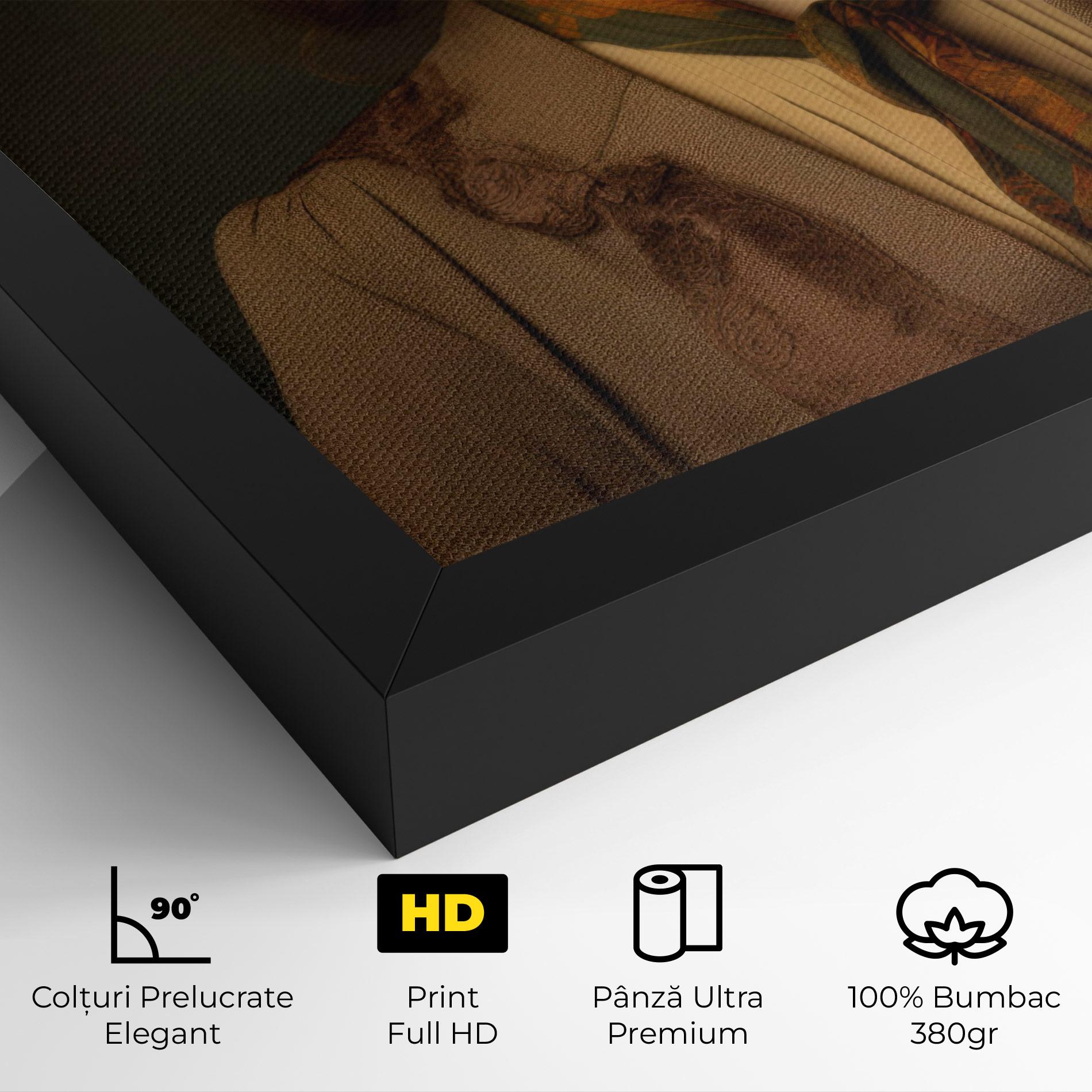 Tablou Canvas Cream Vintage Hat mockup 4