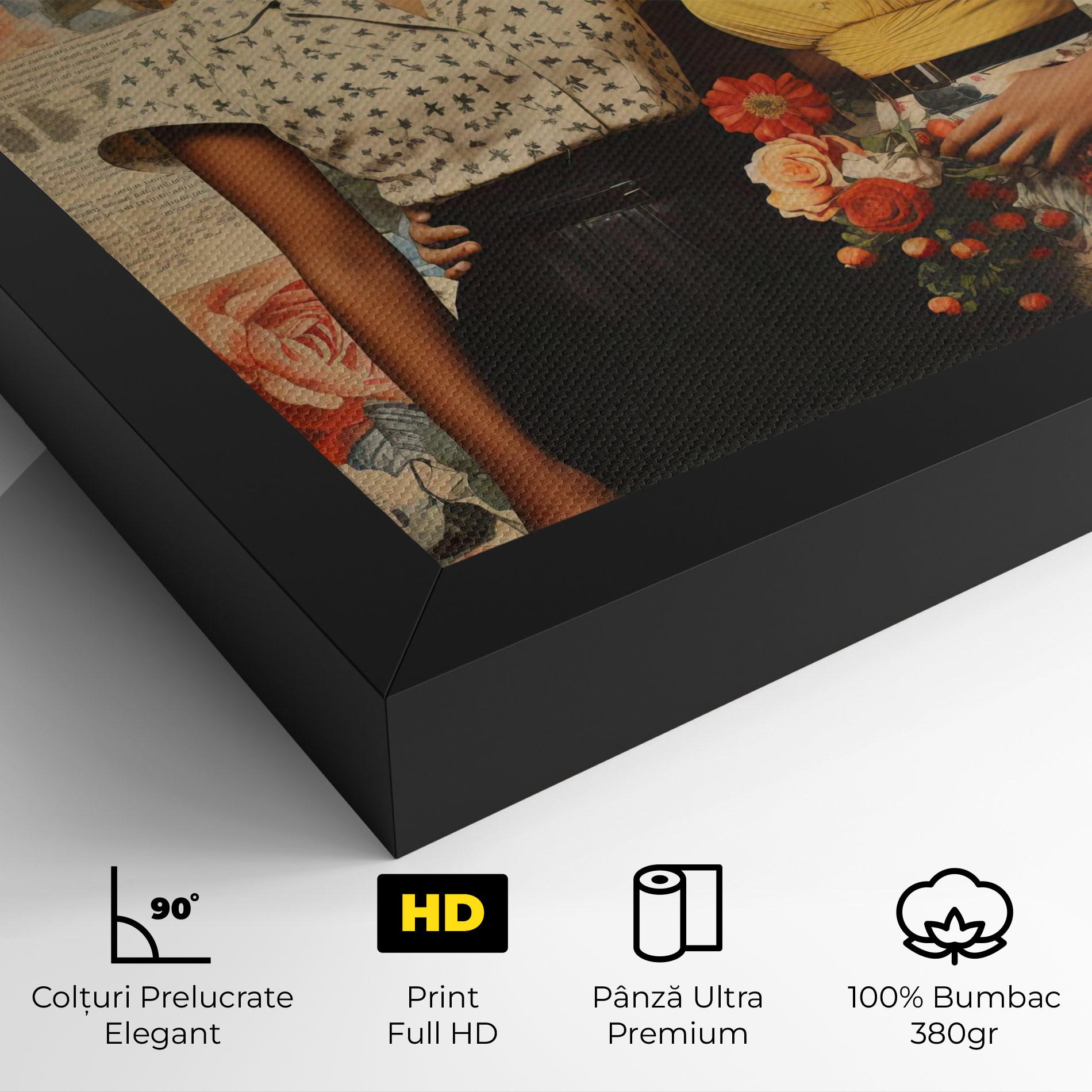 Tablou Canvas Friendship Vintage Power mockup 4