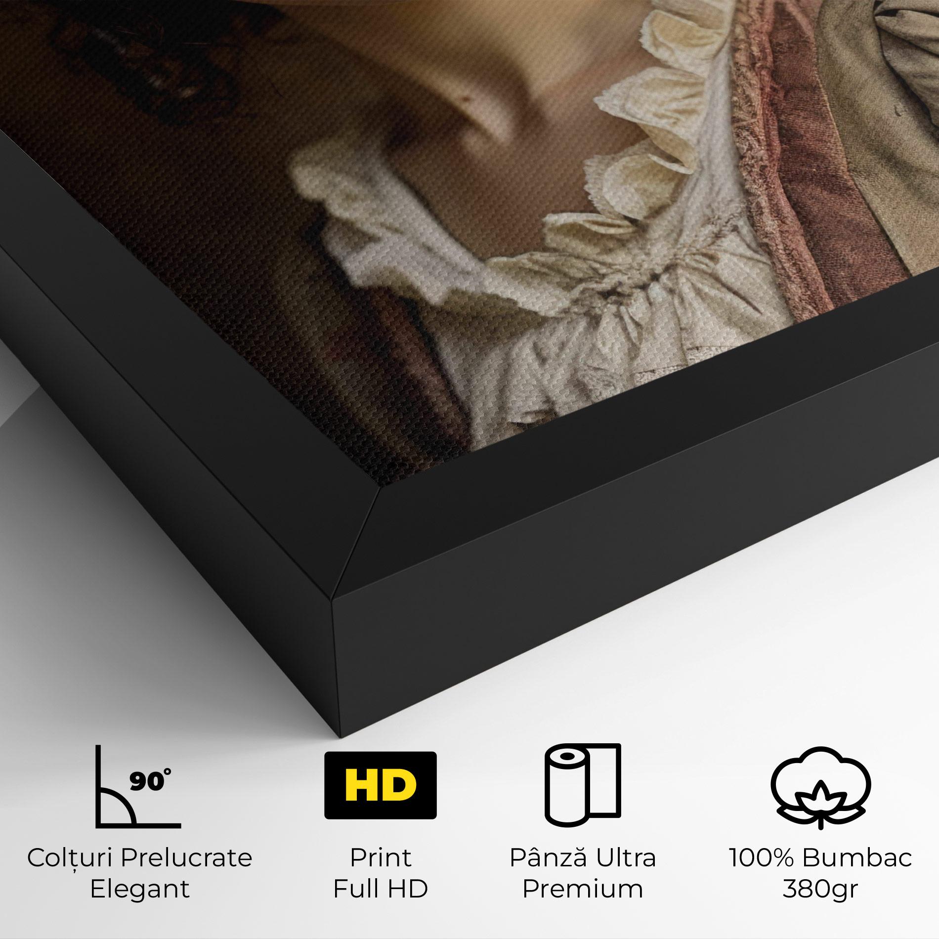 Tablou Canvas Light Green Dress mockup 4