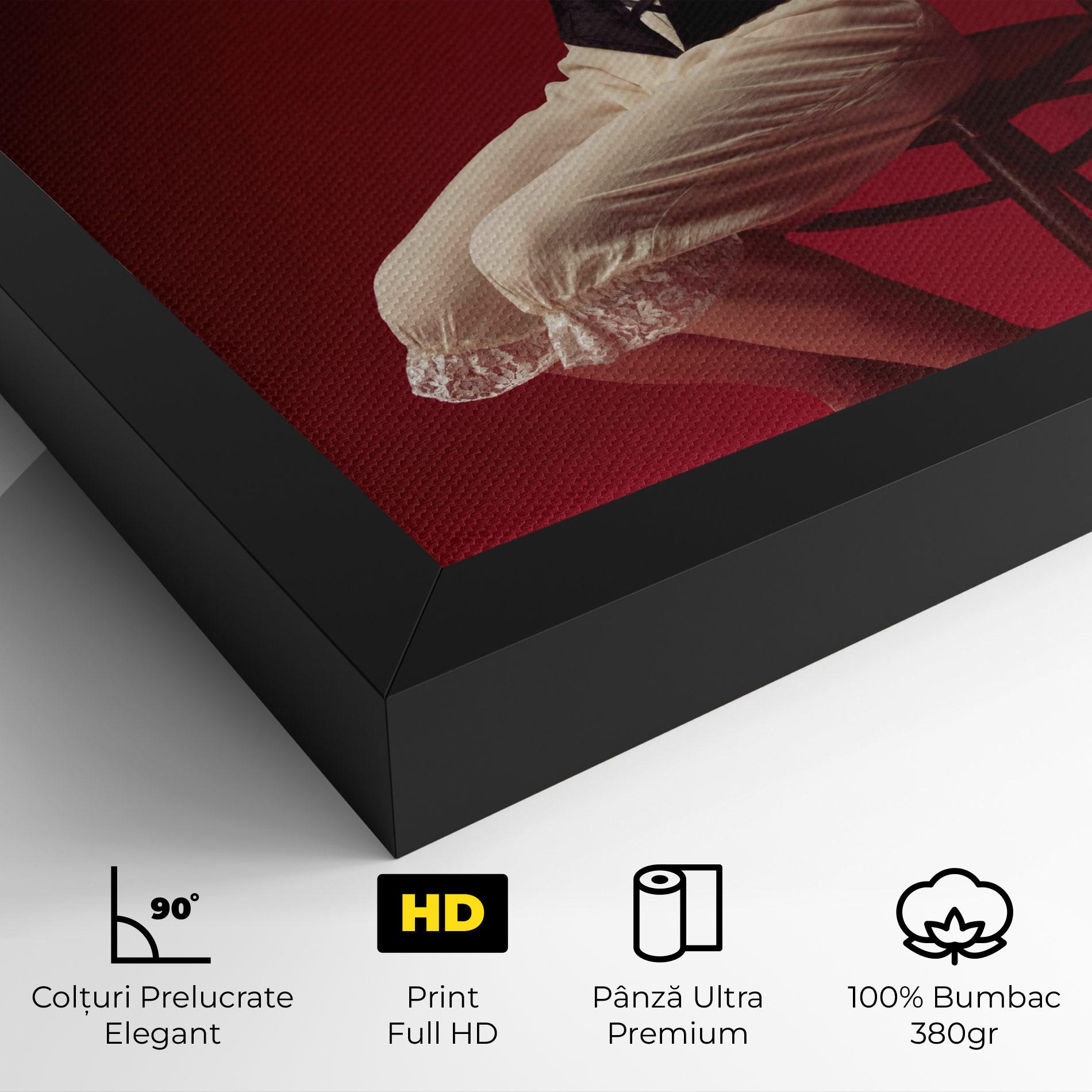 Tablou Canvas Medieval Redhead Woman mockup 4