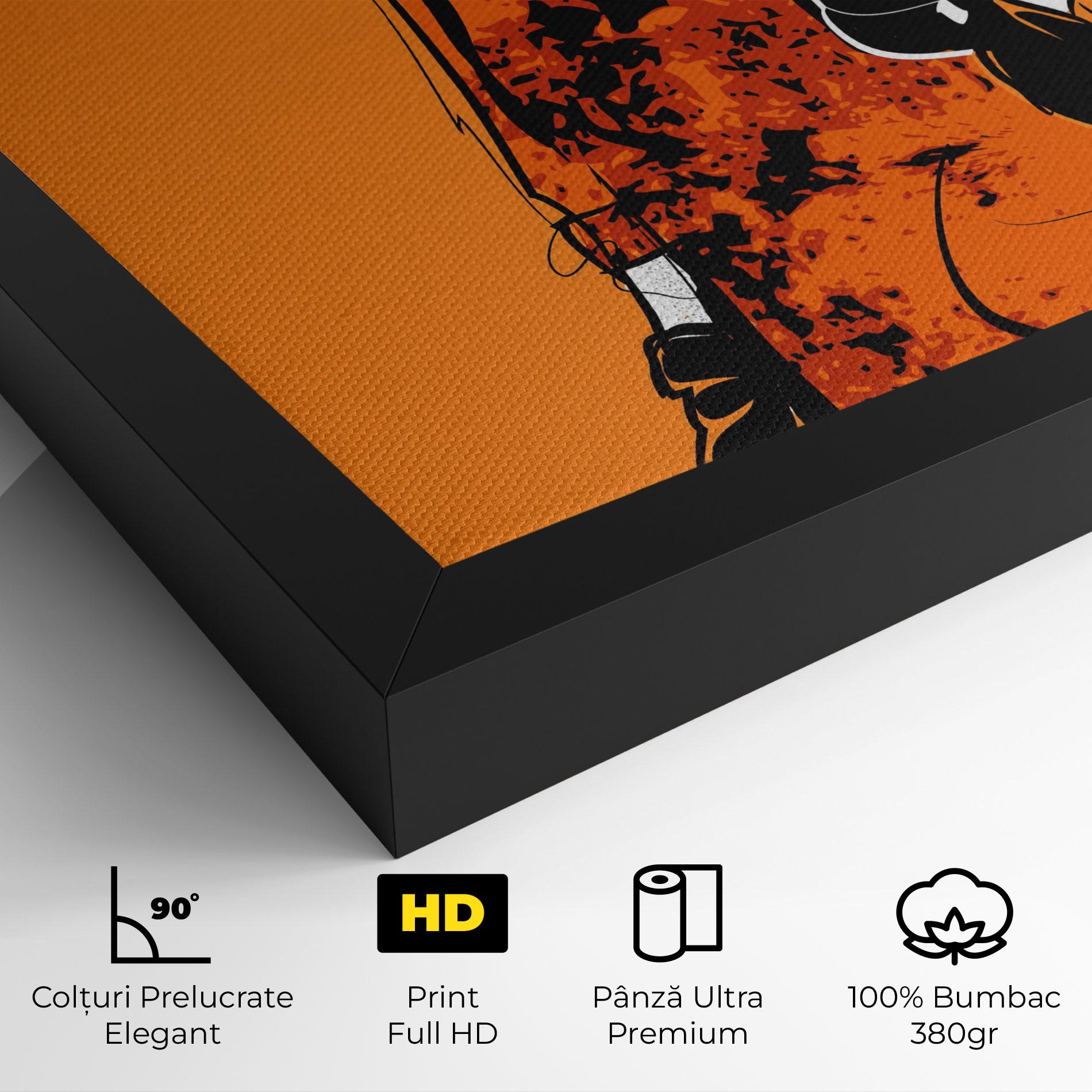 Tablou Canvas Old Orange Dress mockup 4