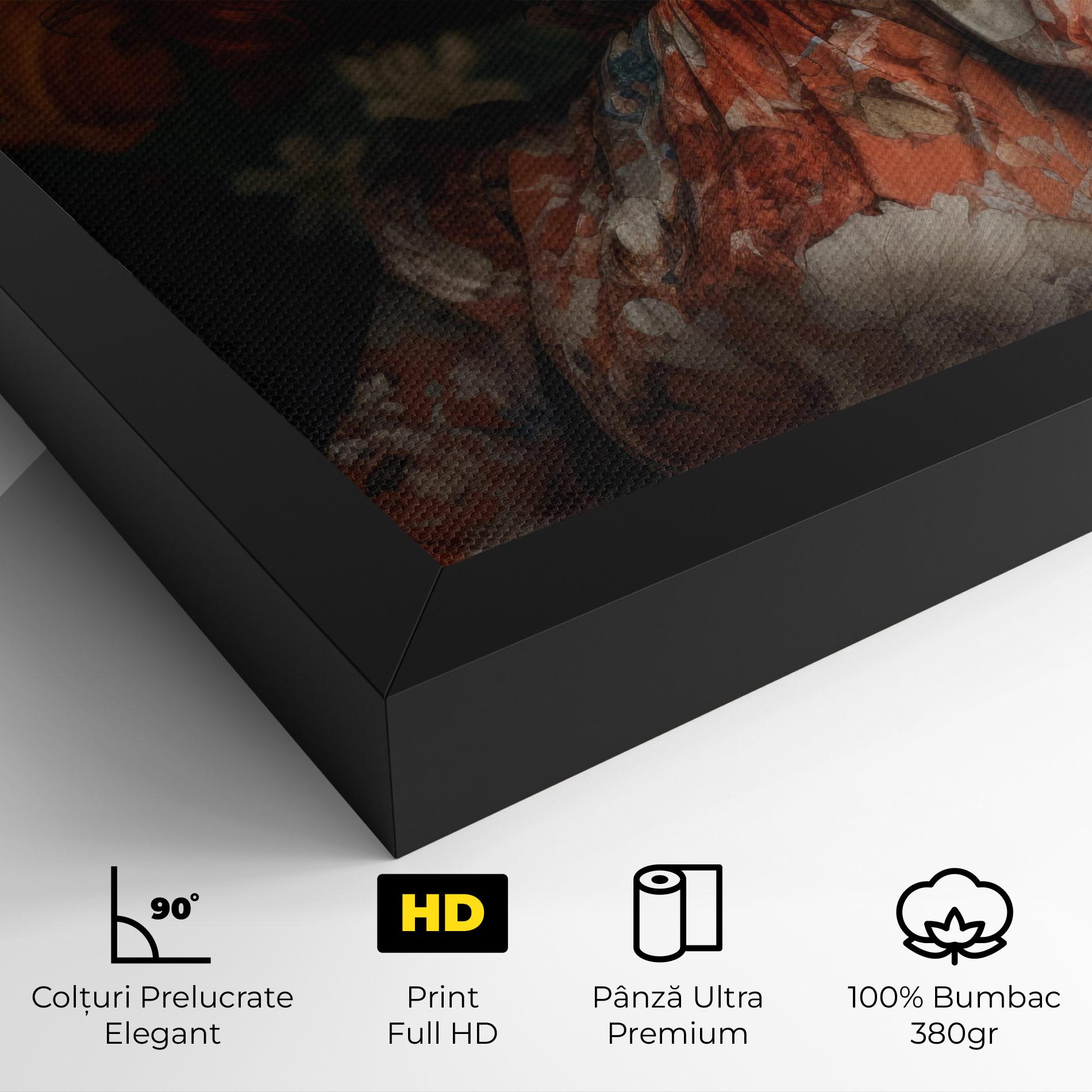 Tablou Canvas Red Vintage Hair mockup 4