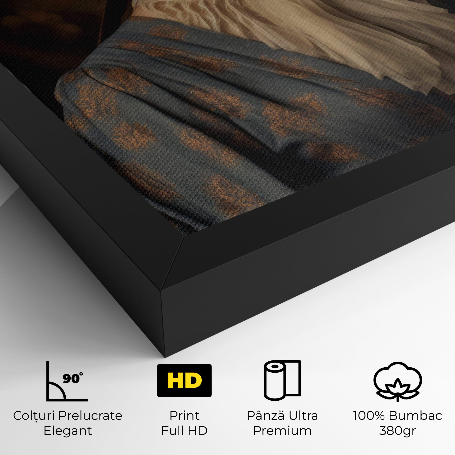 Tablou Canvas Vintage Blue Dress mockup 4