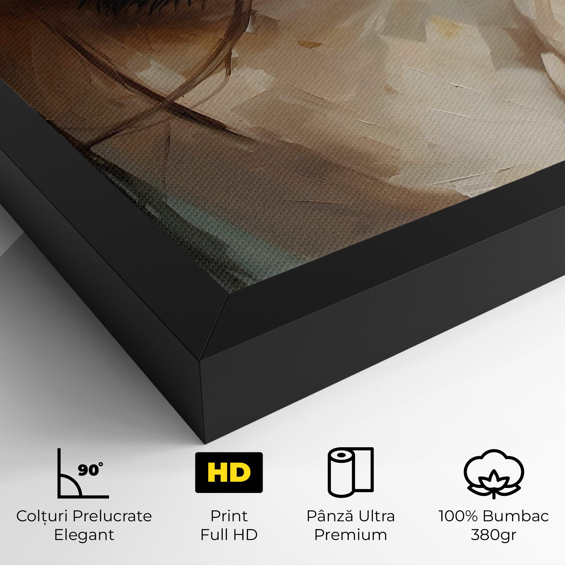 Tablou Canvas Vintage Blue Eyes Art mockup 4