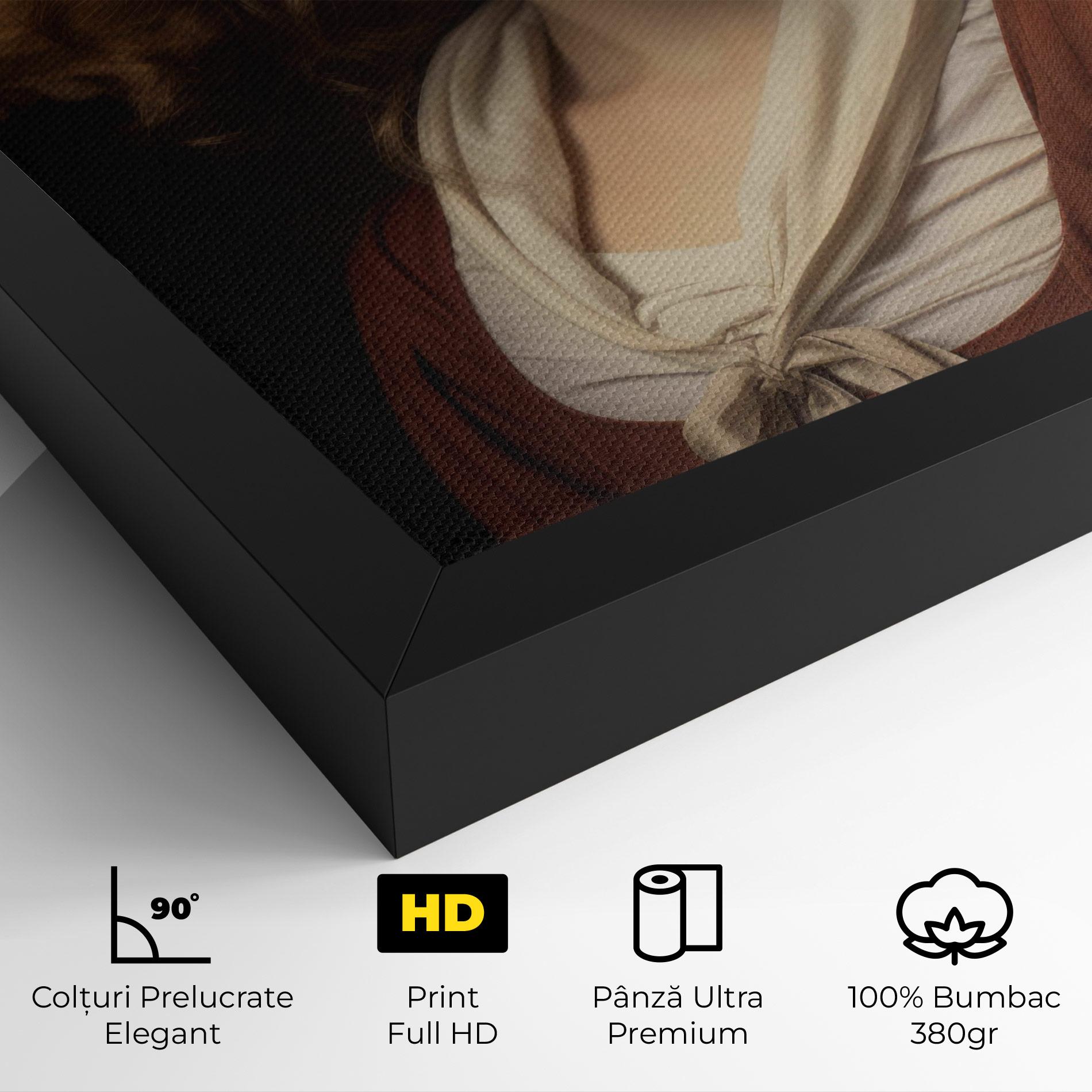 Tablou Canvas Young Vintage Woman mockup 4