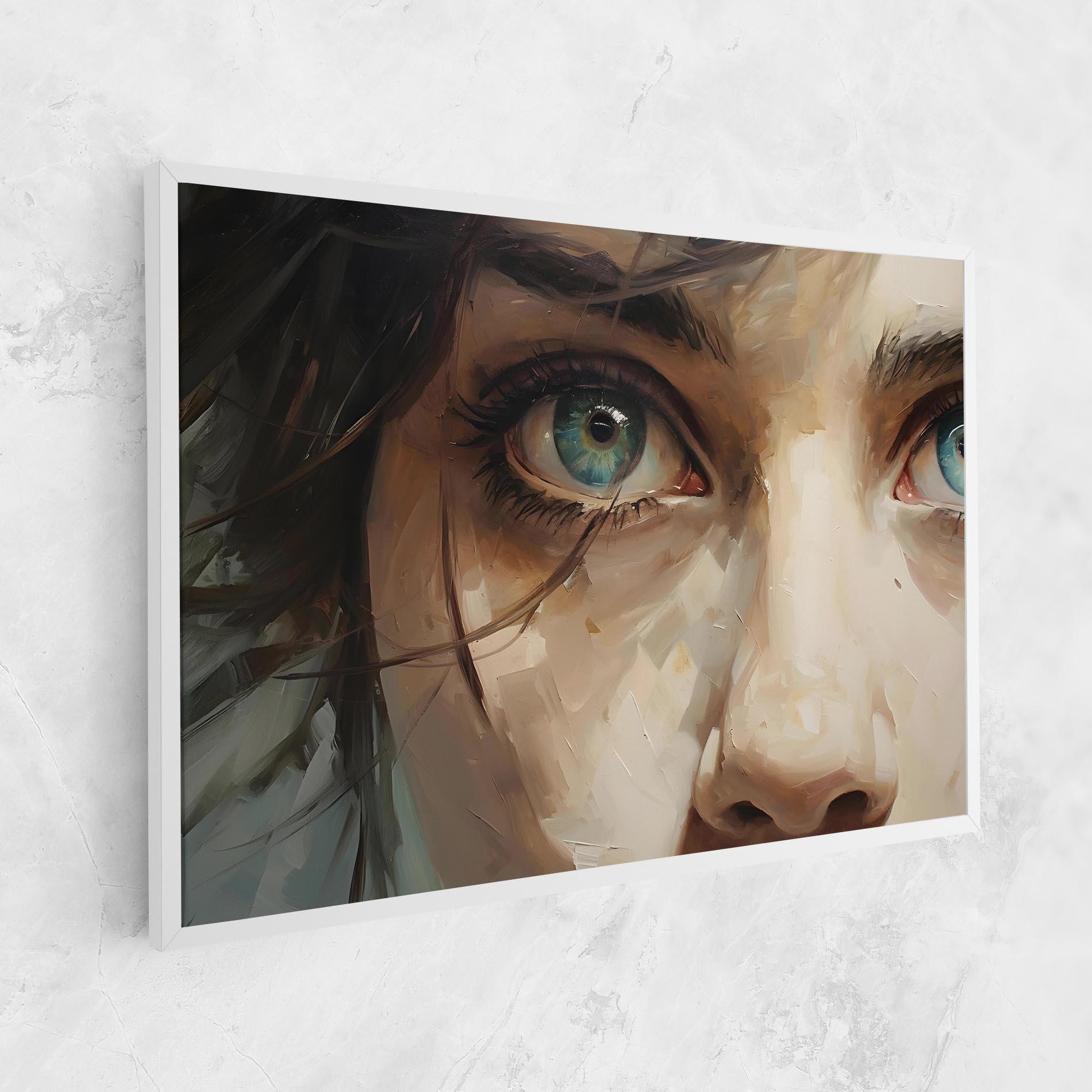Tablou Canvas Vintage Blue Eyes Art mockup 1