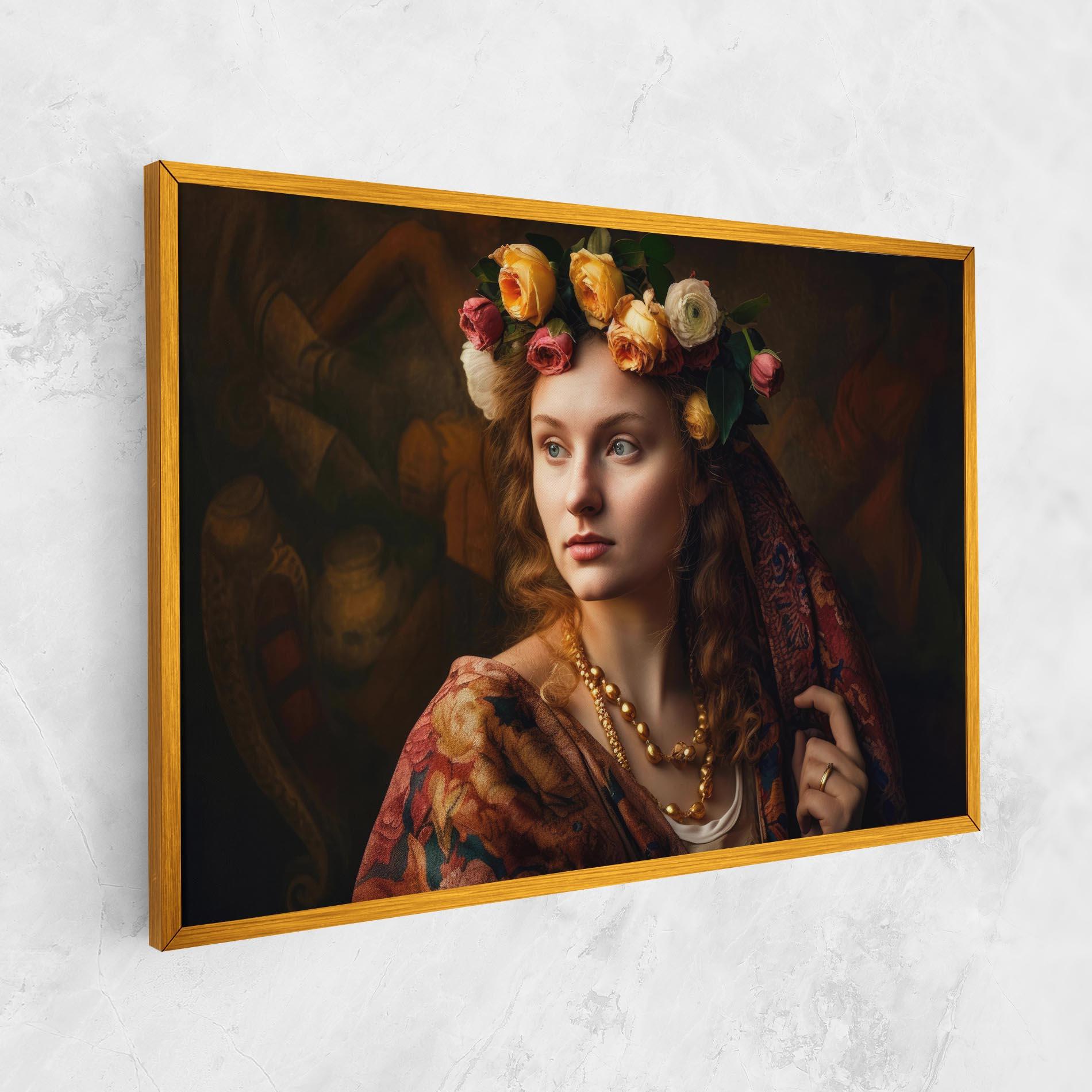 Tablou Canvas Renaissance Woman mockup 1