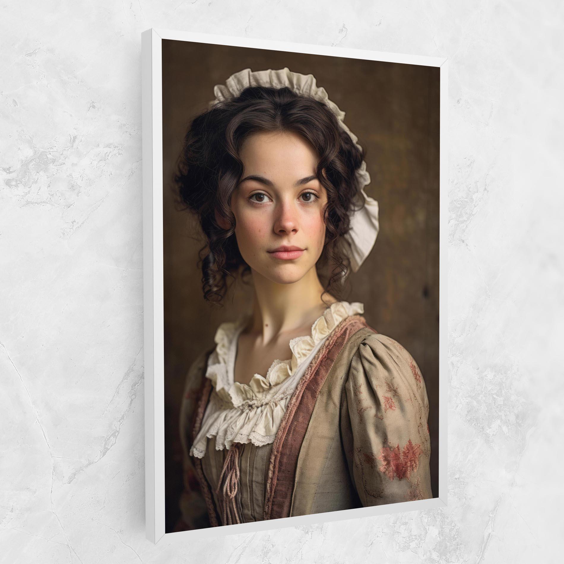 Tablou Canvas Light Green Dress mockup 1