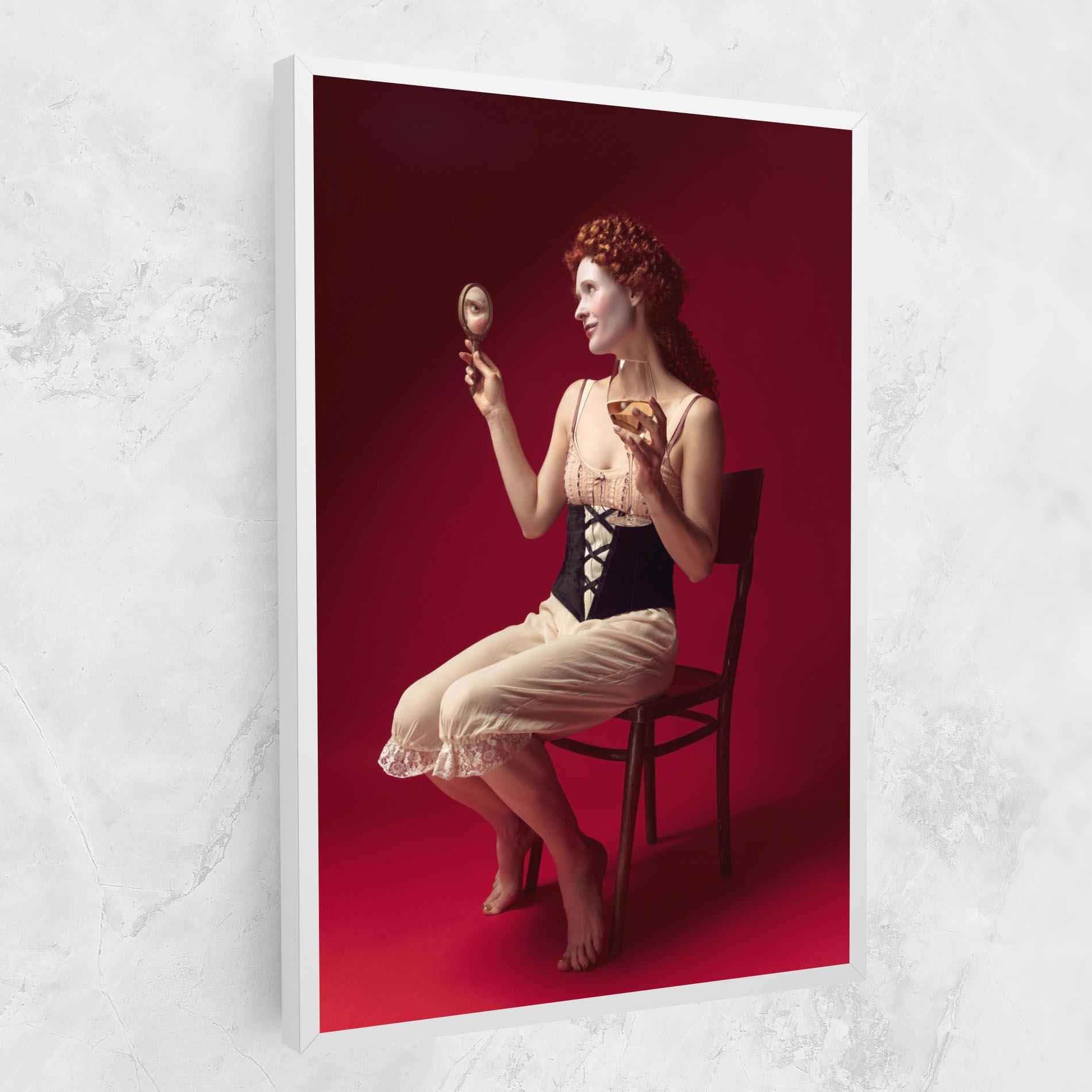 Tablou Canvas Medieval Redhead Woman mockup 1