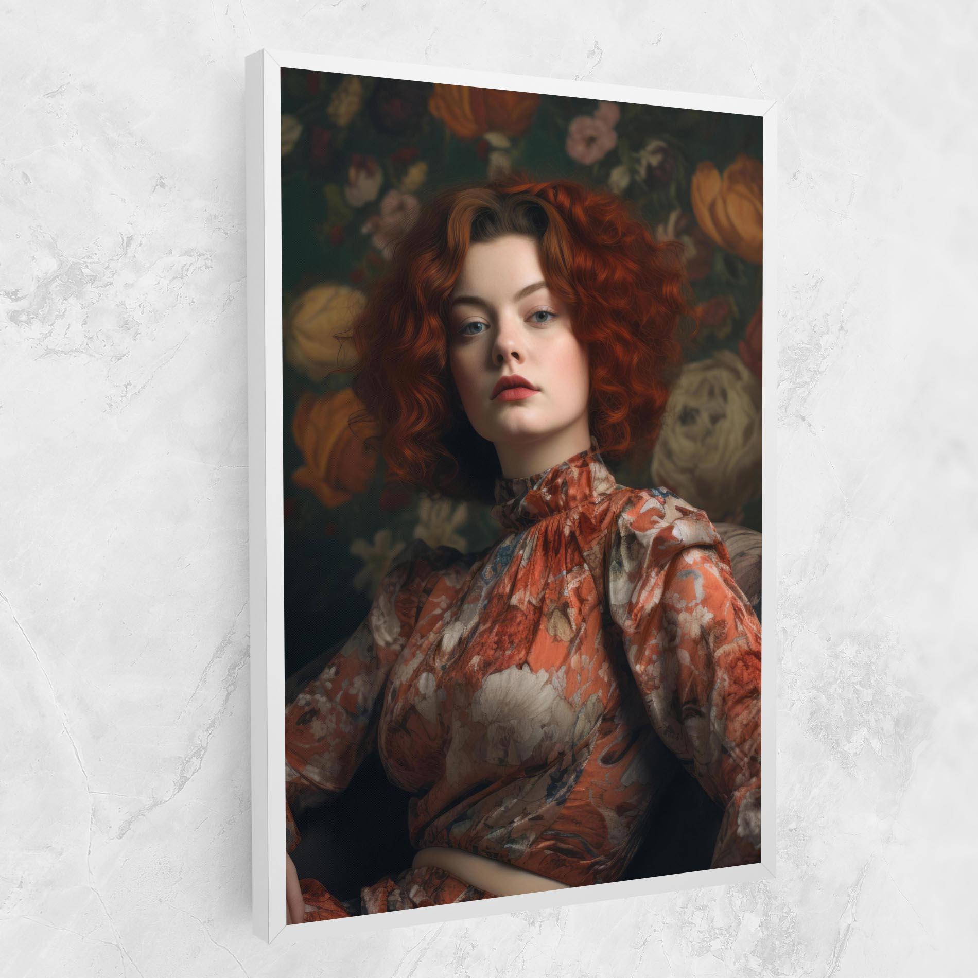 Tablou Canvas Red Vintage Hair mockup 1