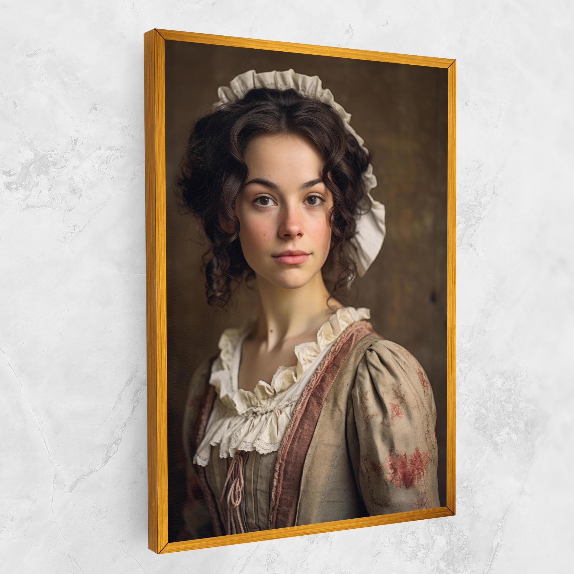 Tablou Canvas Light Green Dress mockup 1