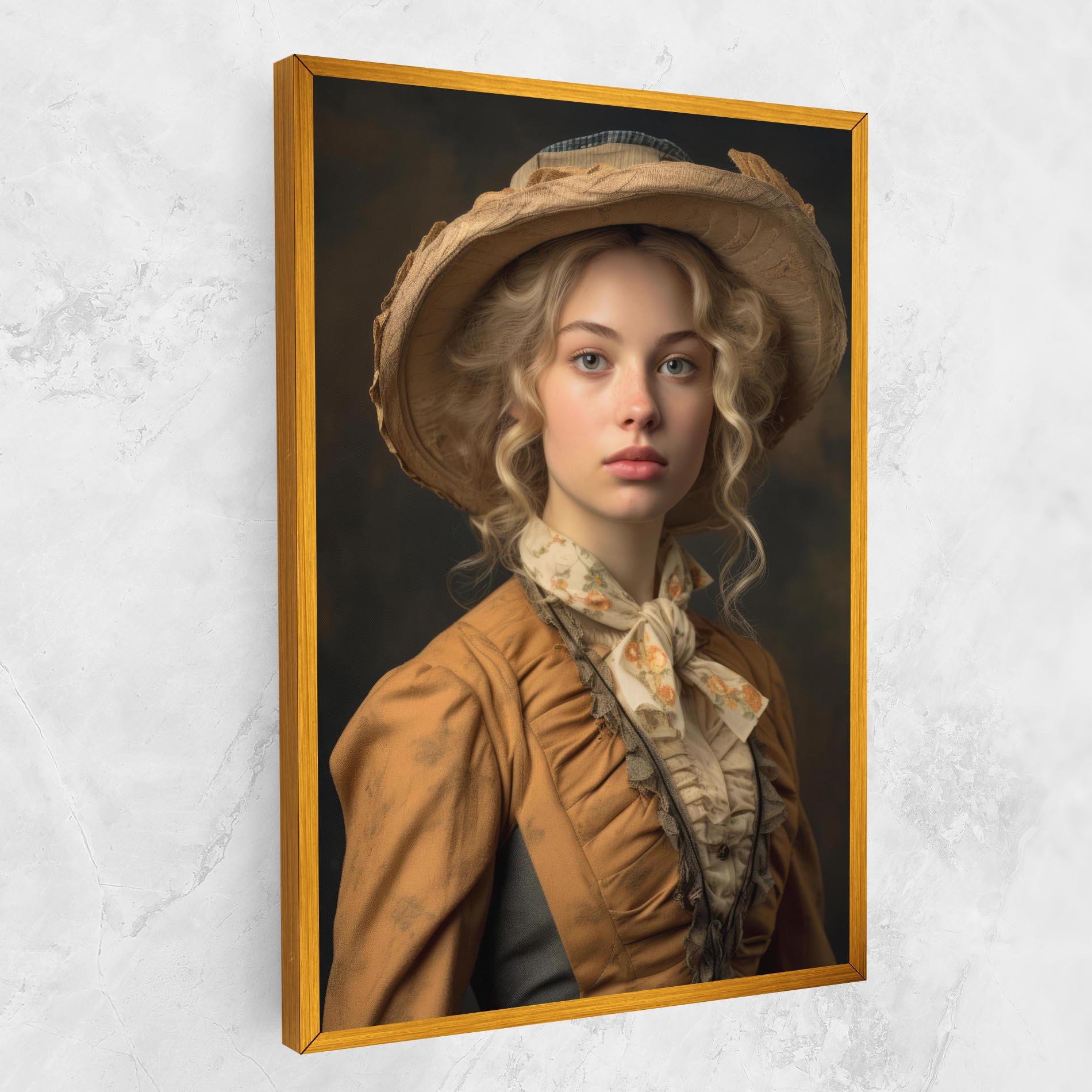 Tablou Canvas Pretty Vintage Blonde mockup 1