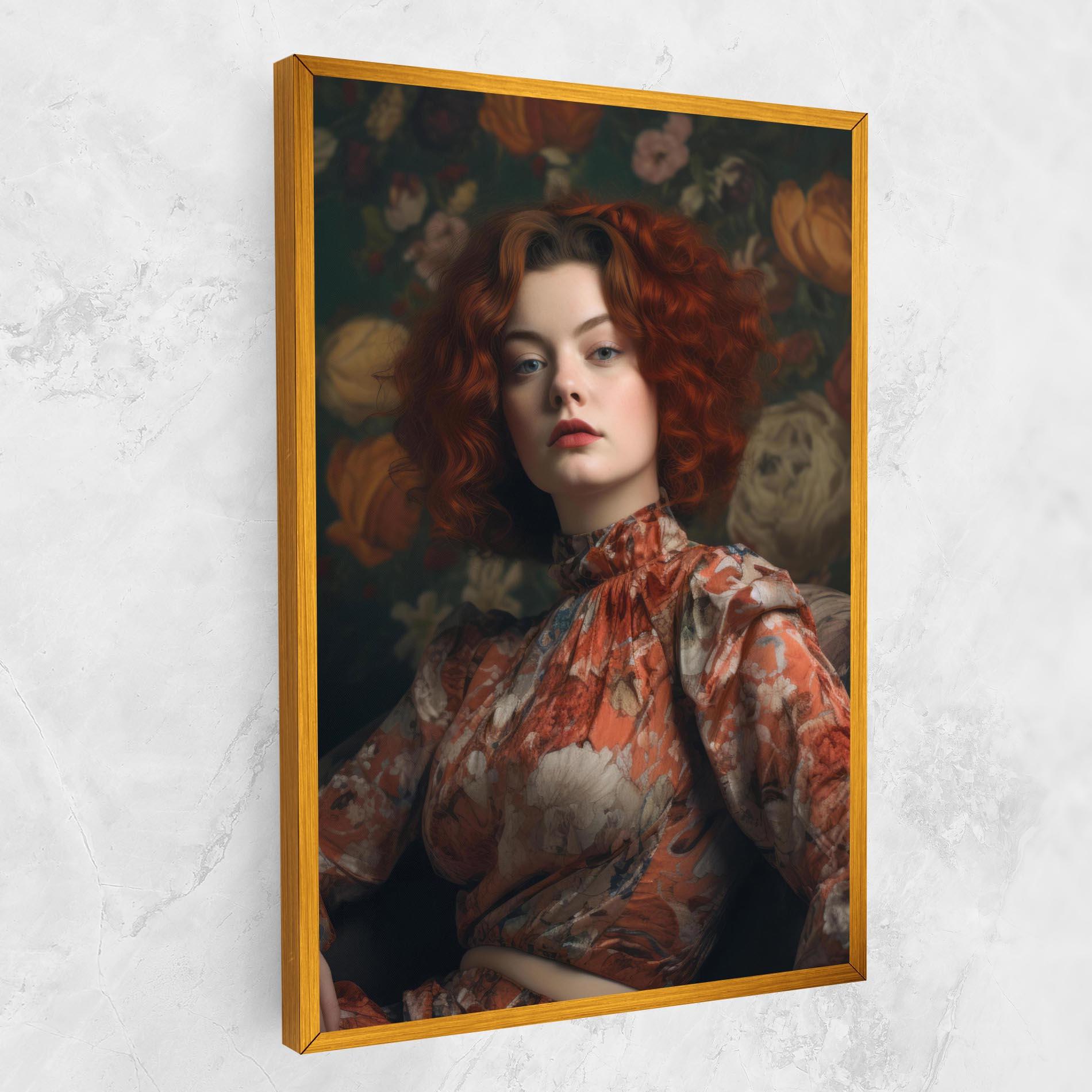 Tablou Canvas Red Vintage Hair mockup 1