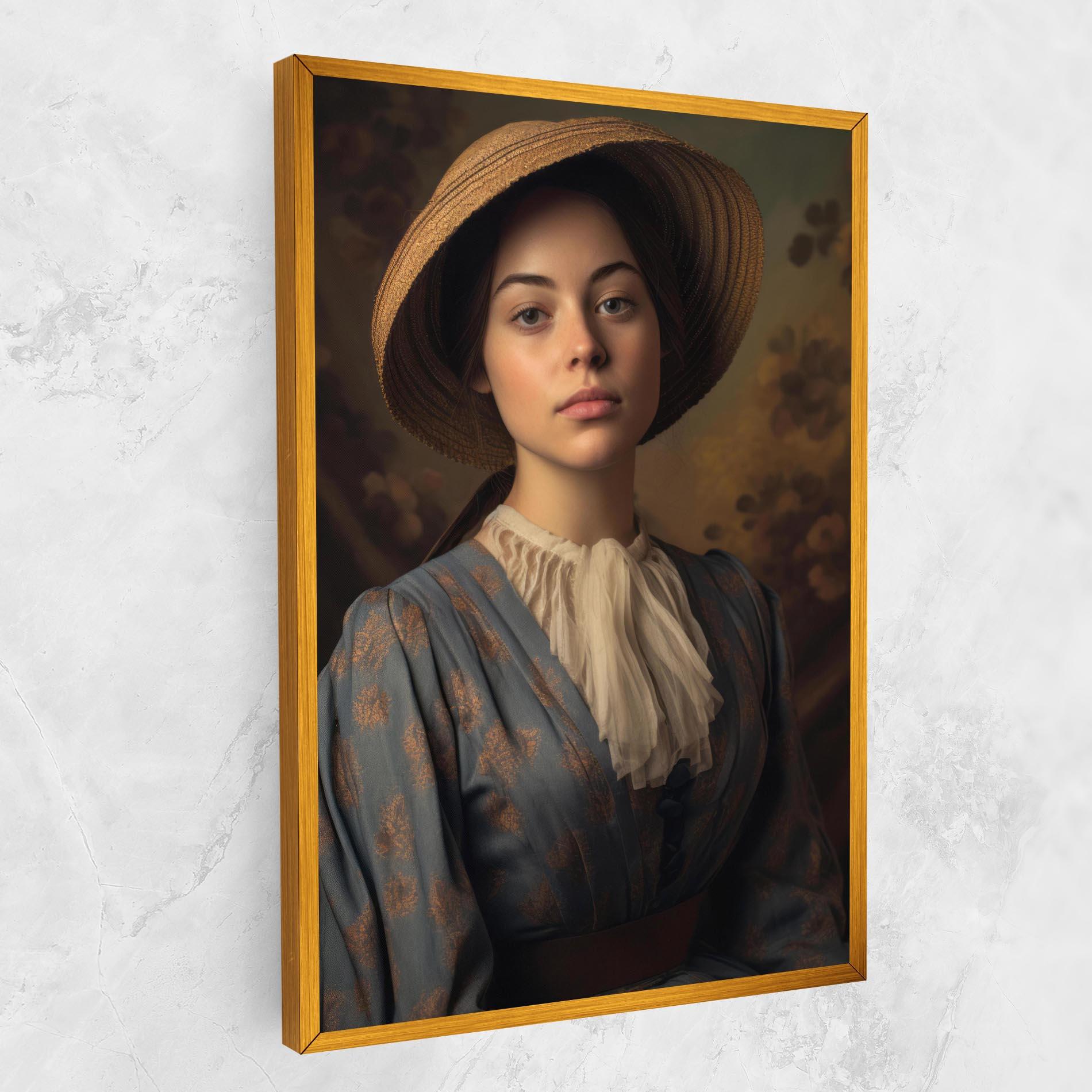 Tablou Canvas Vintage Blue Dress mockup 1