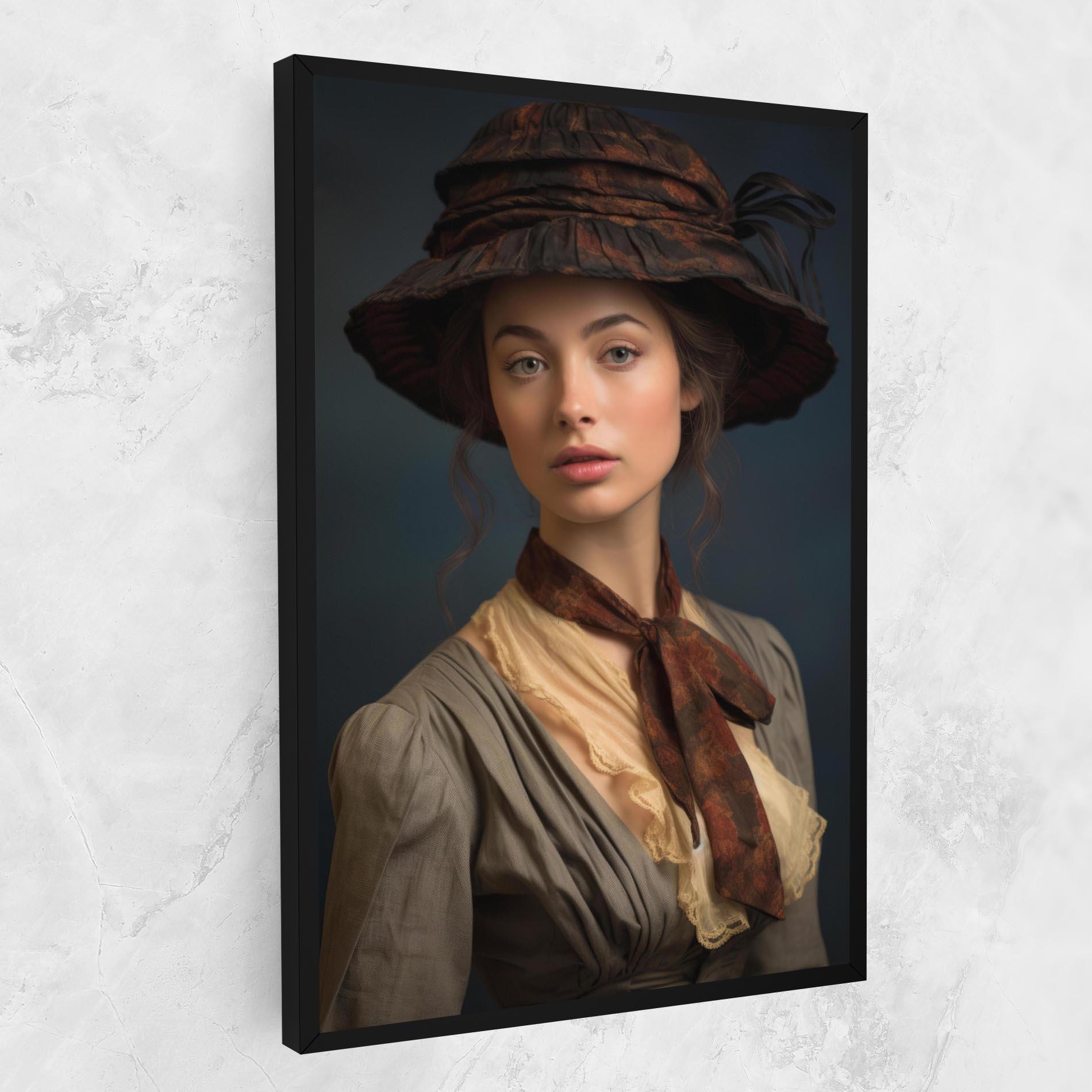 Tablou Canvas Brown Vintage Hat mockup 1