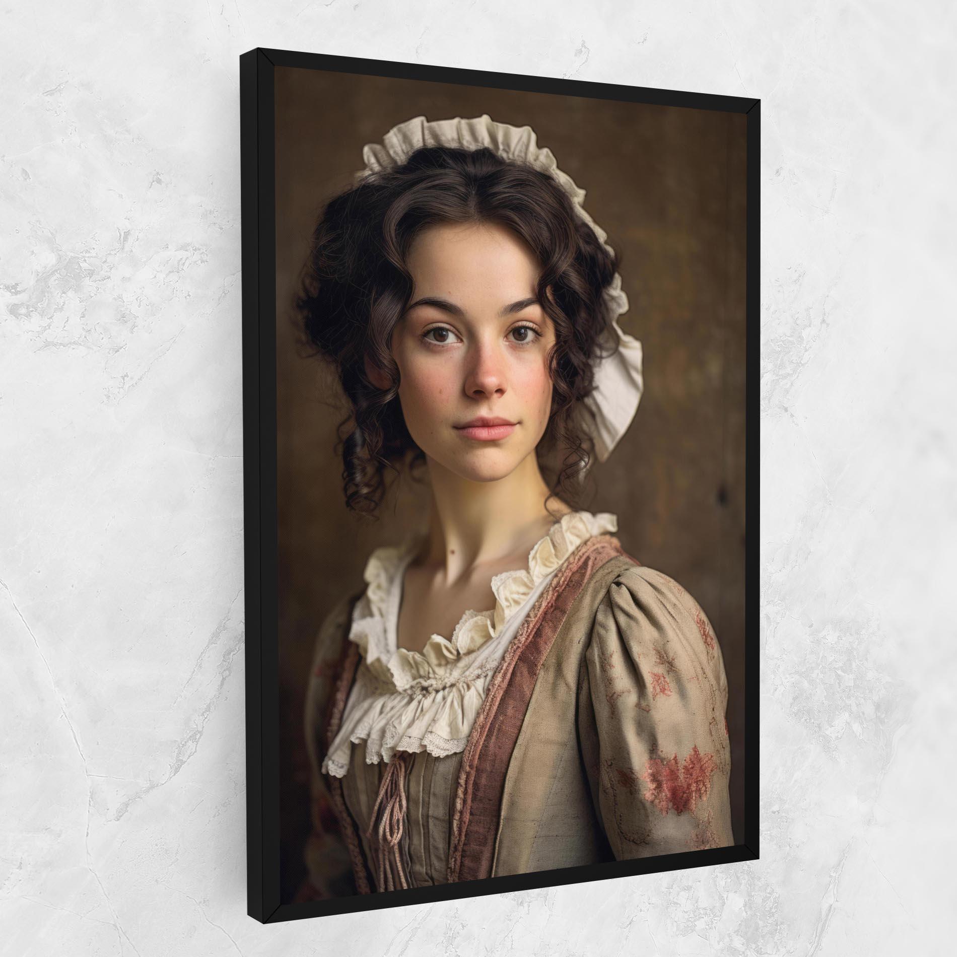 Tablou Canvas Light Green Dress mockup 1