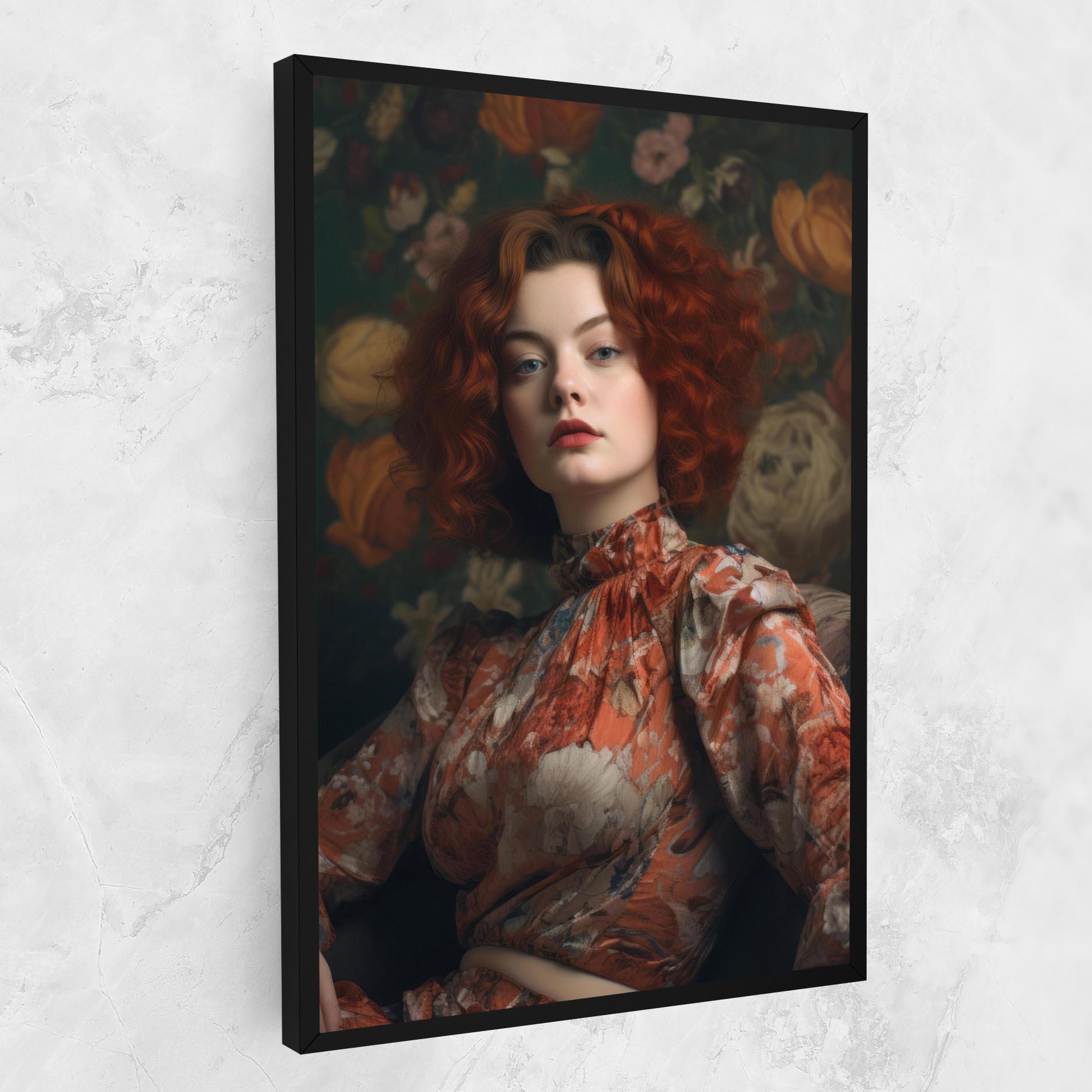 Tablou Canvas Red Vintage Hair mockup 1