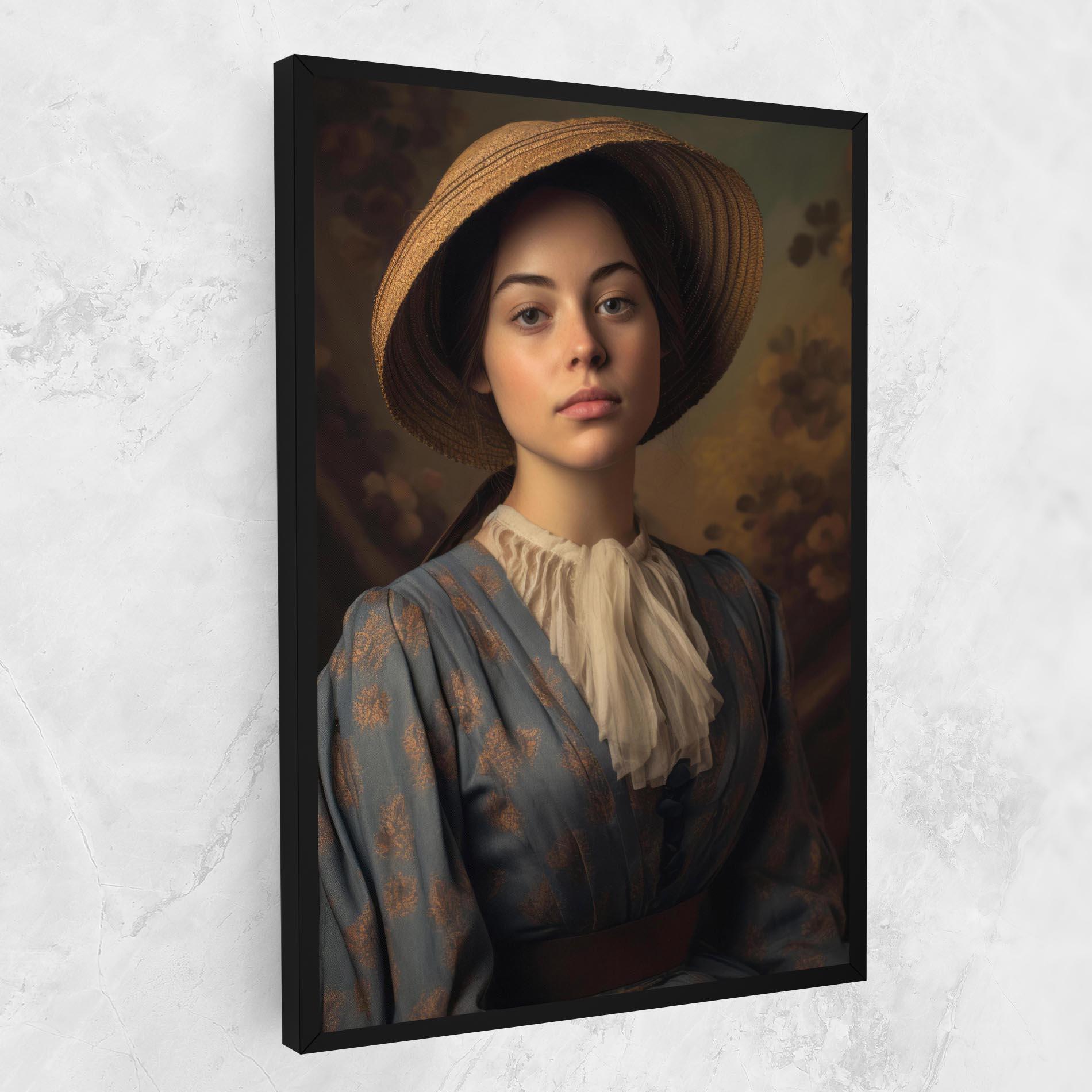 Tablou Canvas Vintage Blue Dress mockup 1