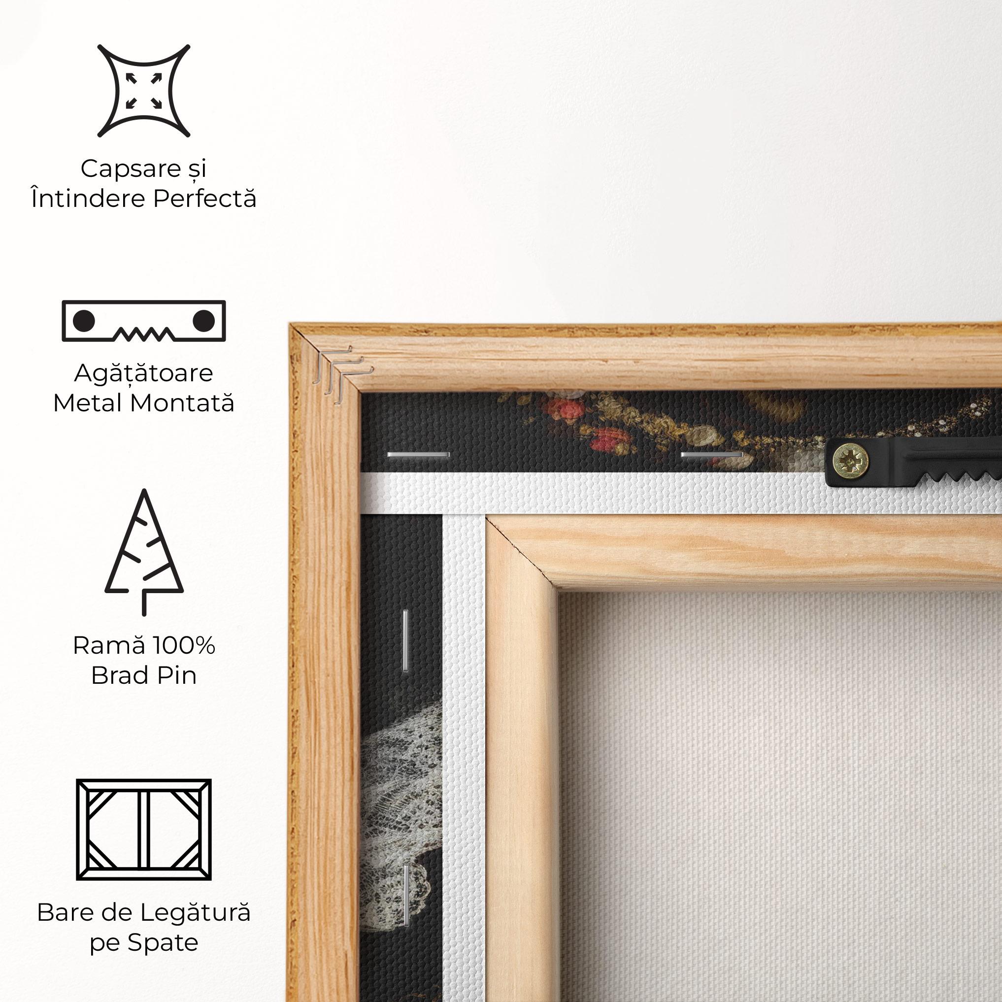 Tablou Canvas Baroque Lady Portrait mockup 5