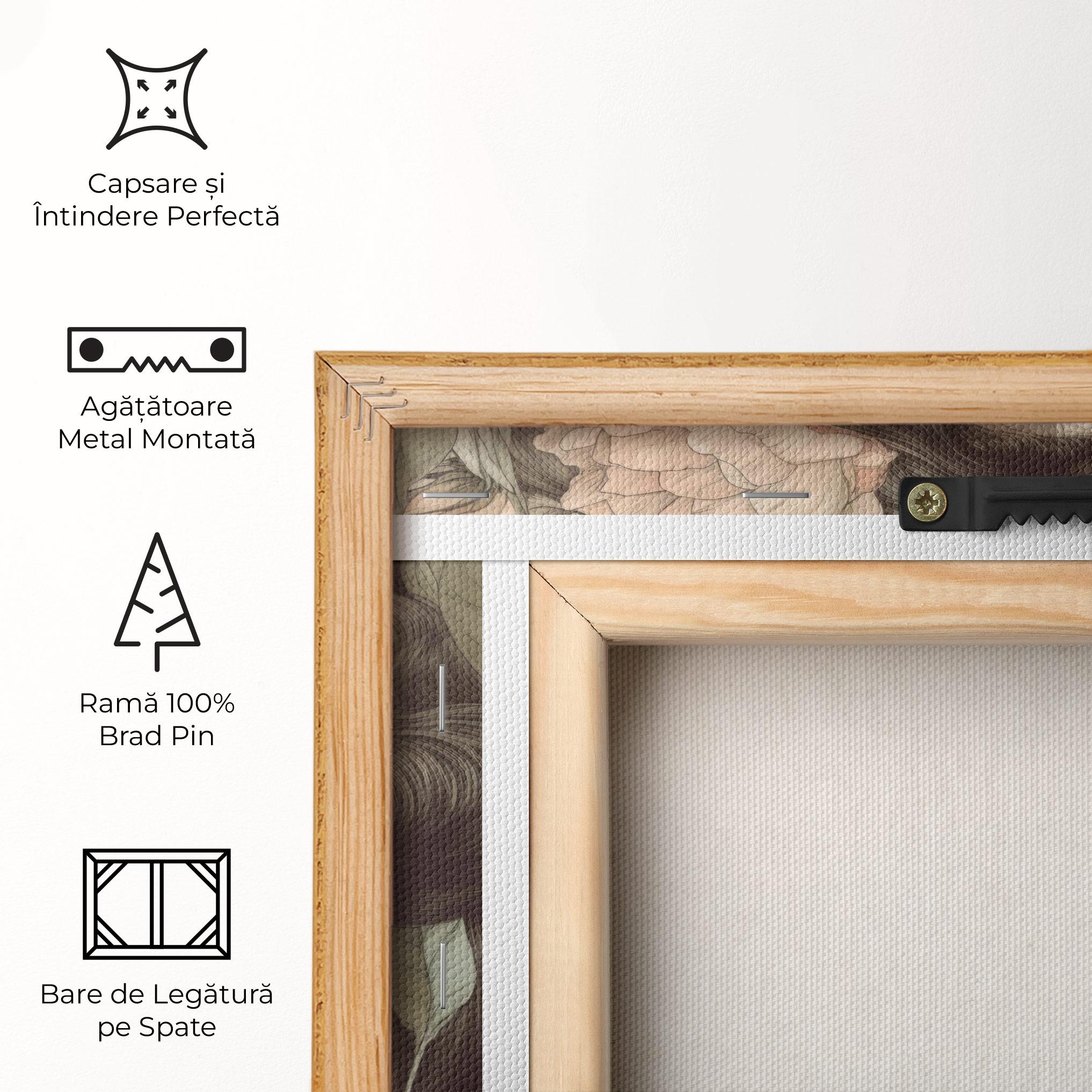 Tablou Canvas Beautiful Vintage Portrait mockup 5